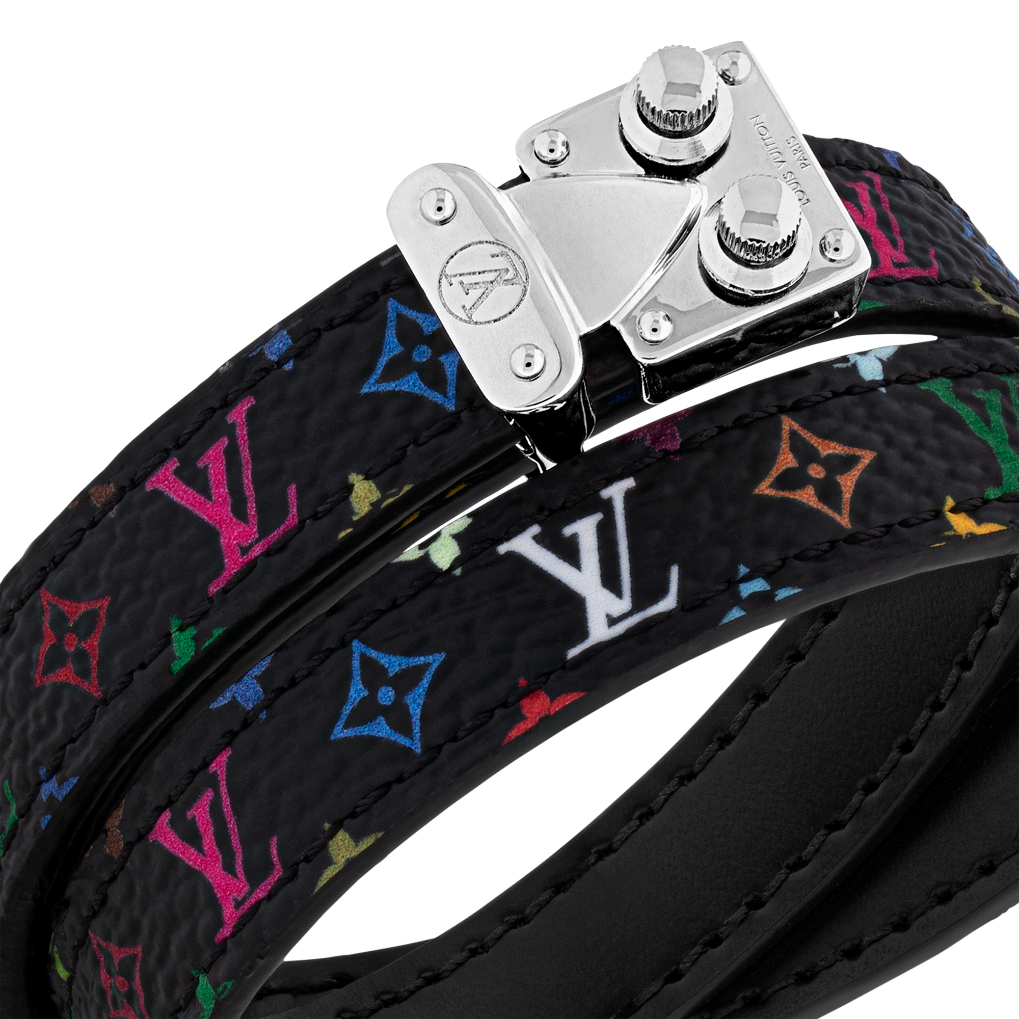 Otras pieles Bisutería Toda la Bisutería Pulsera LV x TM con broche distintivo LV | Louis Vuitton ® (Ampliar producto)