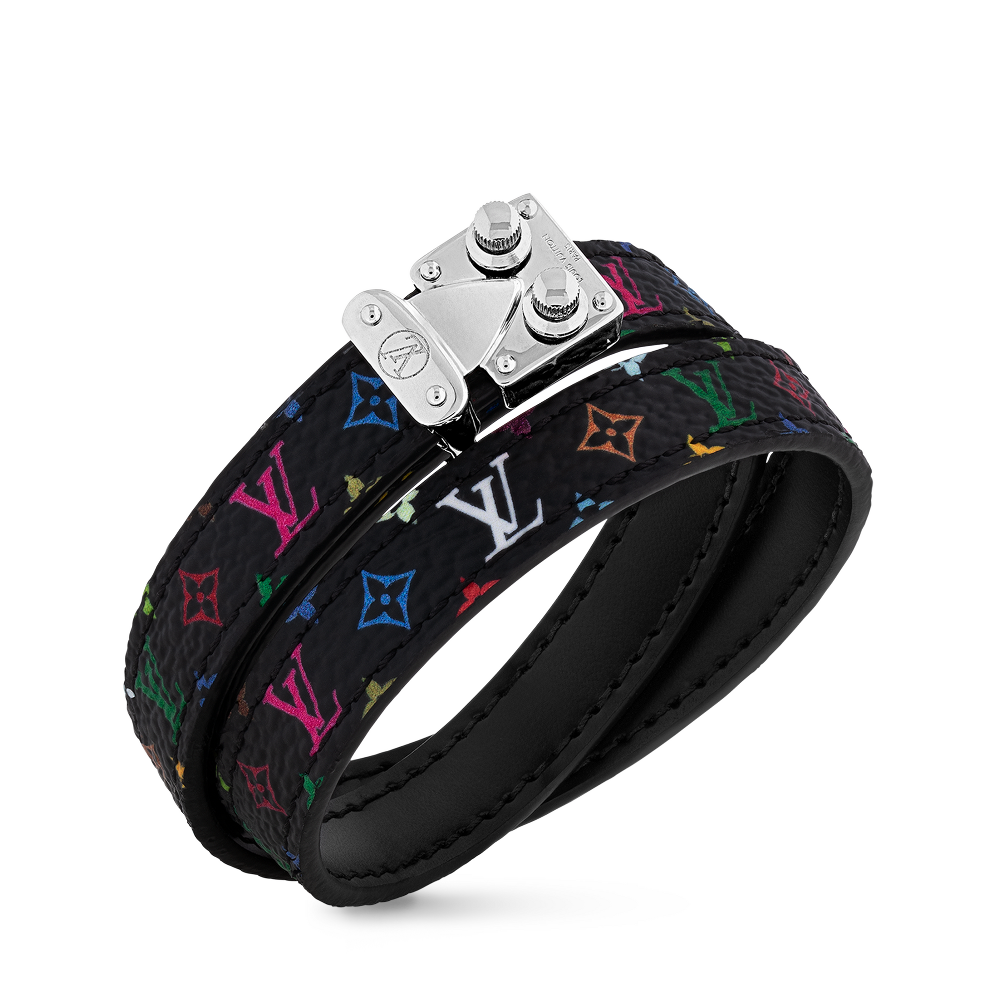 Otras pieles Bisutería Toda la Bisutería Pulsera LV x TM con broche distintivo LV | Louis Vuitton ® (Ampliar producto)