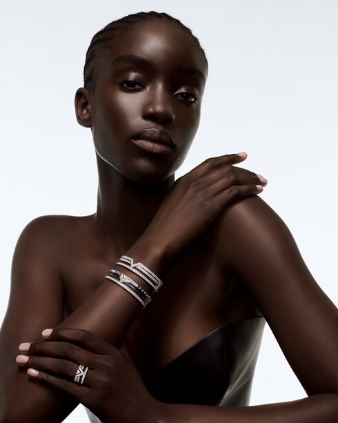 Joalheira Pulseiras Pure V Bracelet, White Gold and Diamonds | Louis Vuitton ®