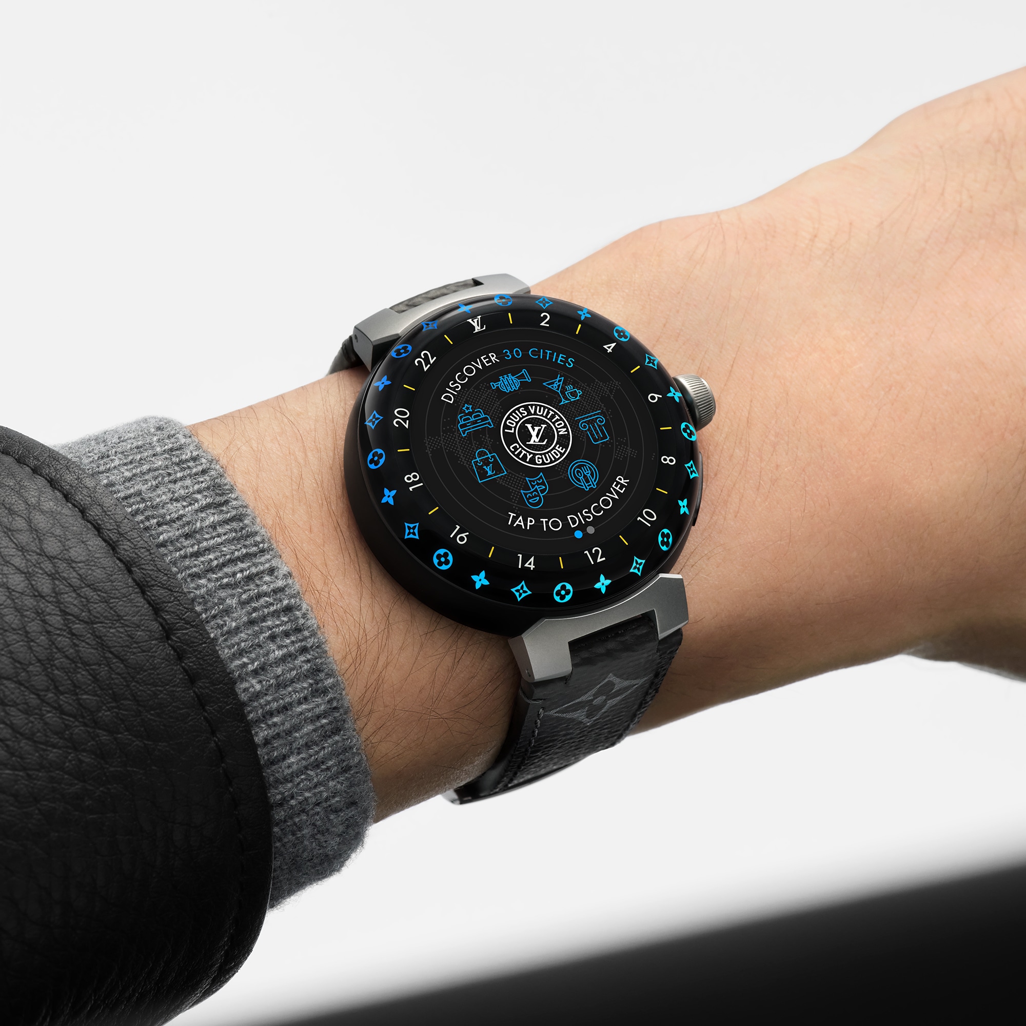  Relojes Conectados Relojes conectados Reloj conectado Tambour Horizon Light Up | Louis Vuitton ® (Ampliar producto)