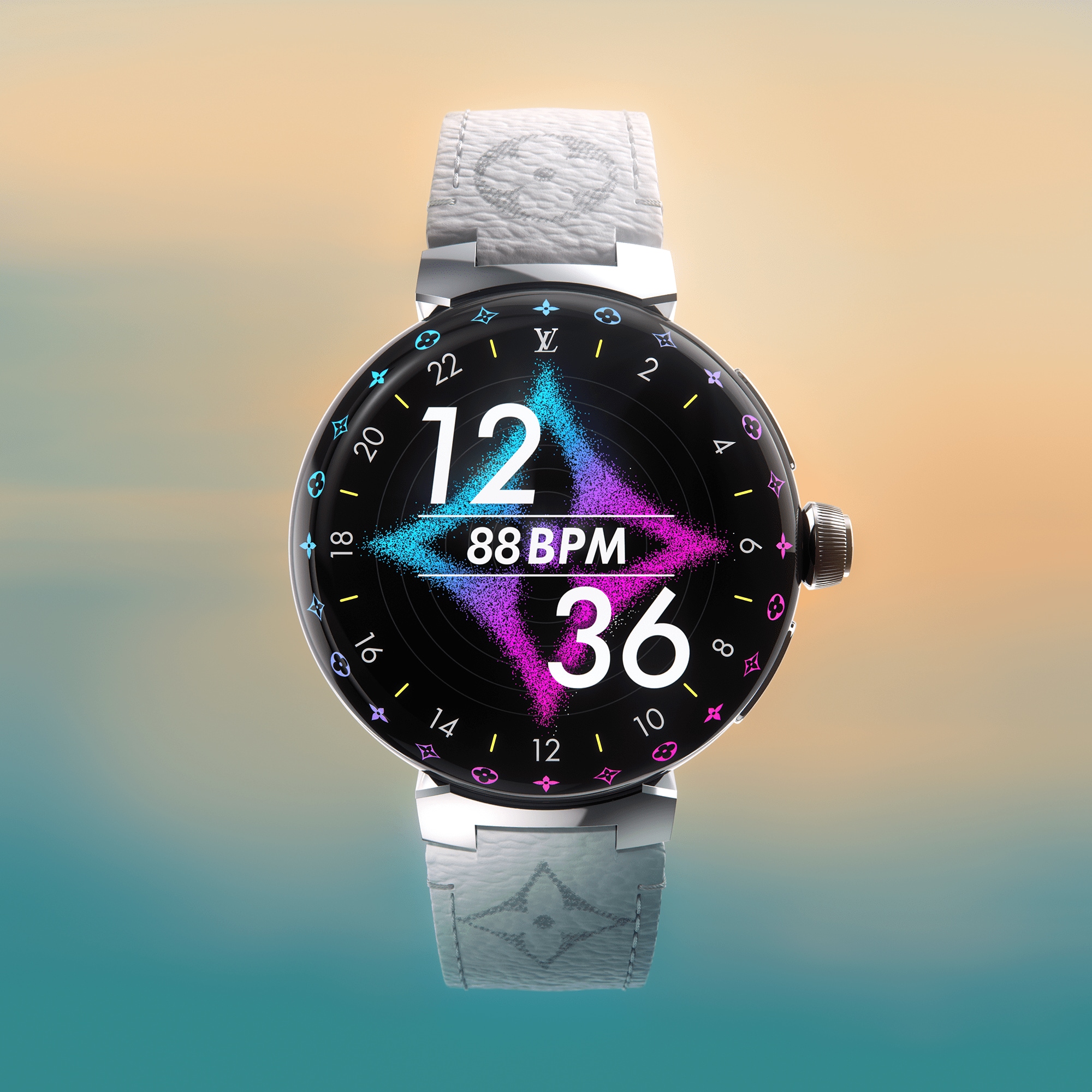  Relojes Conectados Relojes conectados Reloj conectado Tambour Horizon Light Up | Louis Vuitton ® (Ampliar producto)