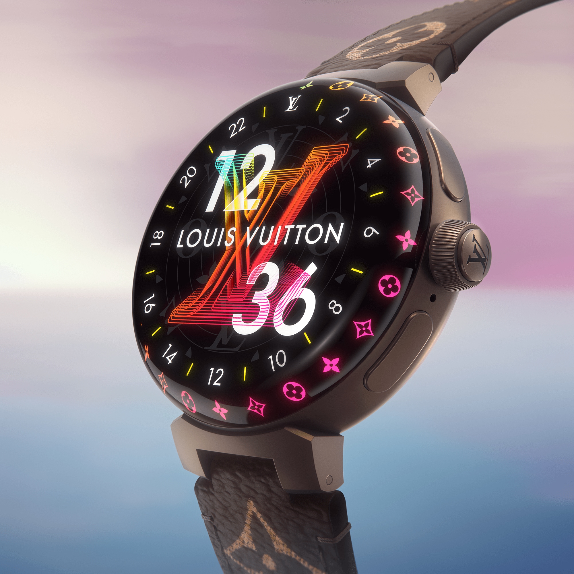  Relojes Conectados Relojes conectados Reloj conectado Tambour Horizon Light Up | Louis Vuitton ® (Ampliar producto)
