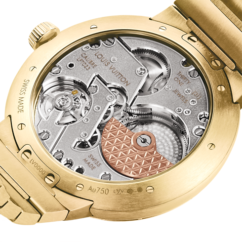 Todos los relojes } Reloj Tambour, automático, 40 mm, oro amarillo | Louis Vuitton ® (Ampliar producto)
