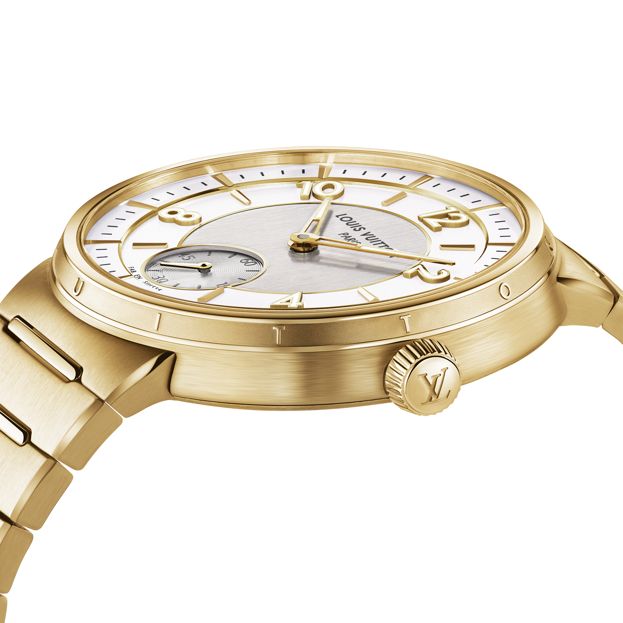  Todos los relojes } Reloj Tambour, automático, 40 mm, oro amarillo | Louis Vuitton ® (Ampliar producto)