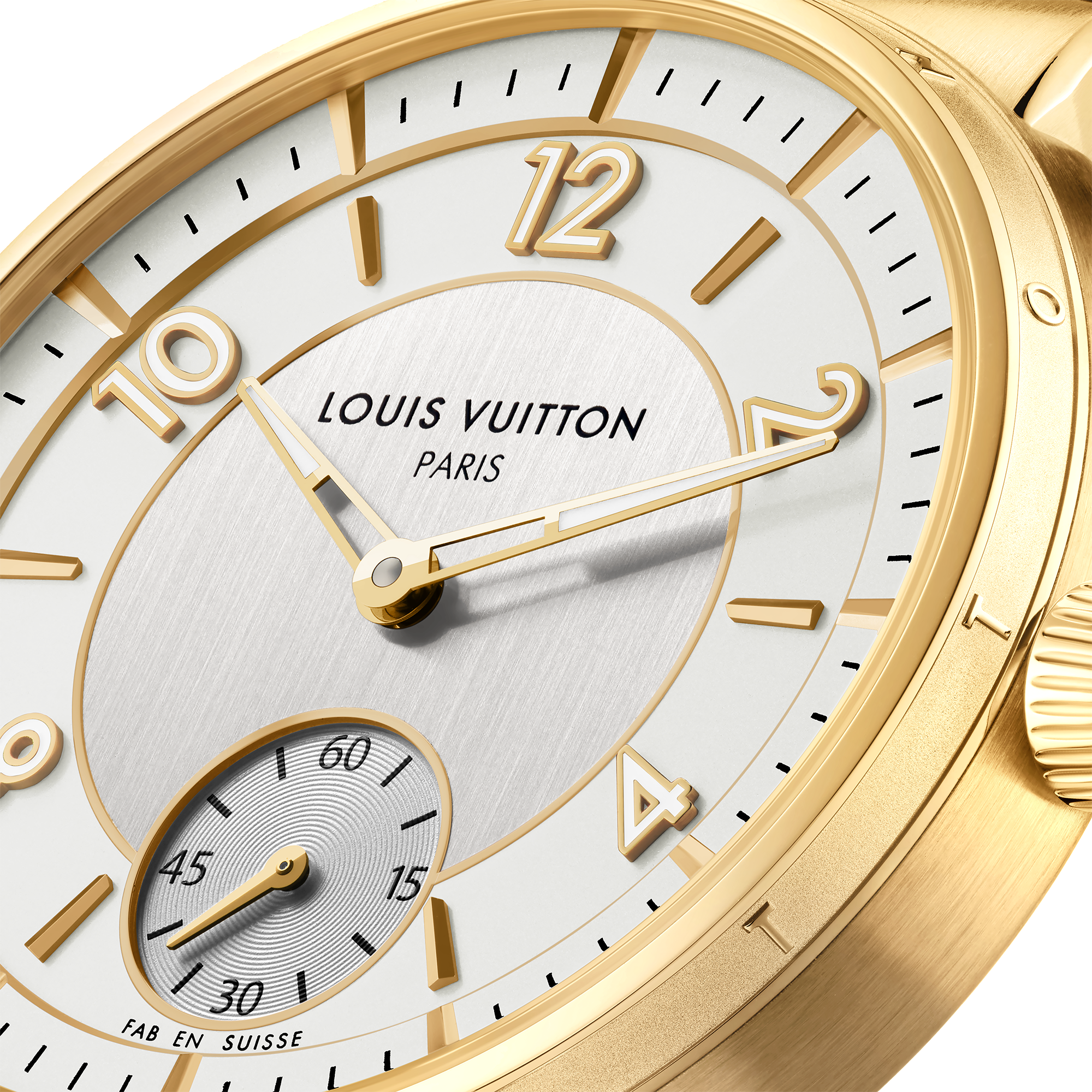  Todos los relojes } Reloj Tambour, automático, 40 mm, oro amarillo | Louis Vuitton ® (Ampliar producto)
