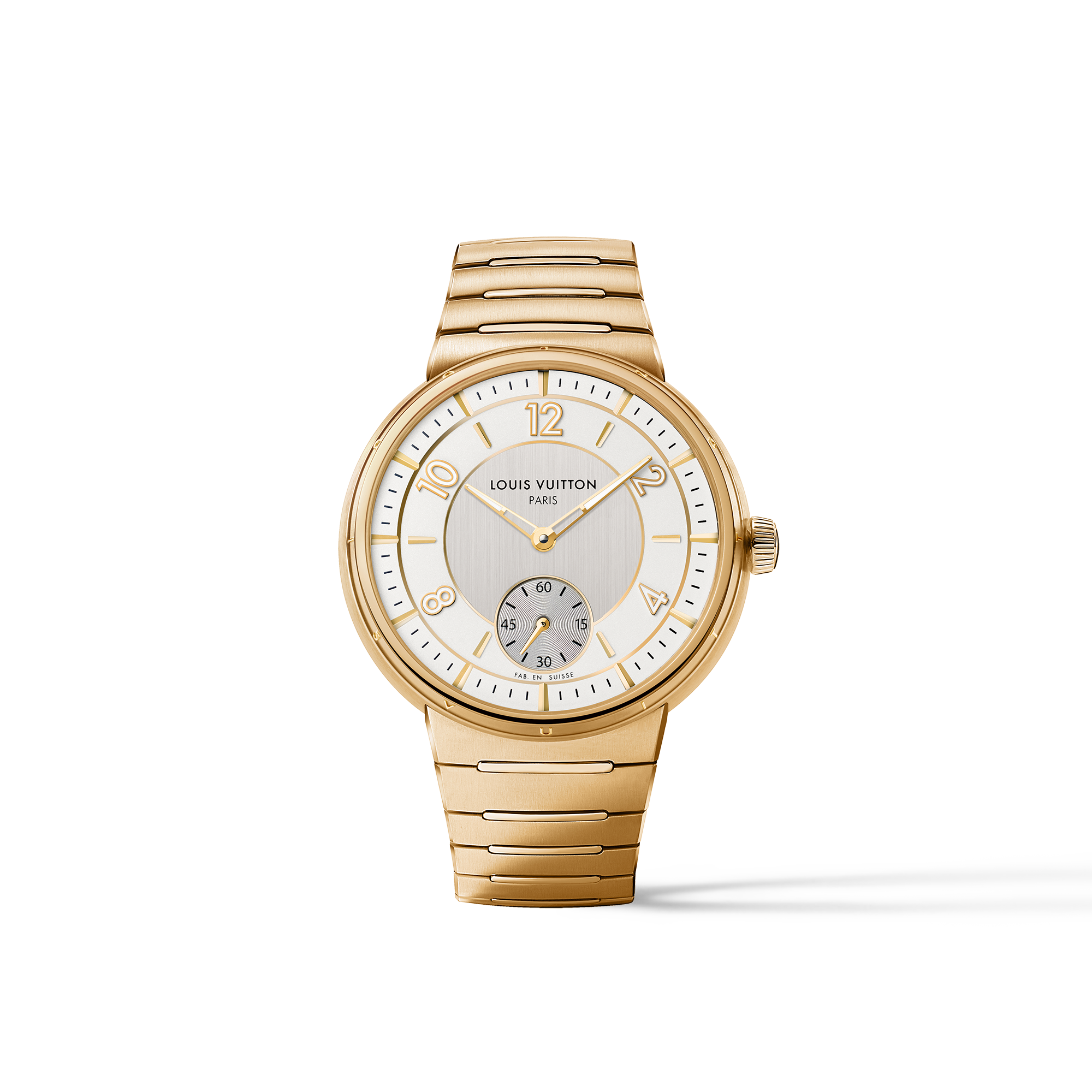  Todos los relojes } Reloj Tambour, automático, 40 mm, oro amarillo | Louis Vuitton ® (Ampliar producto)
