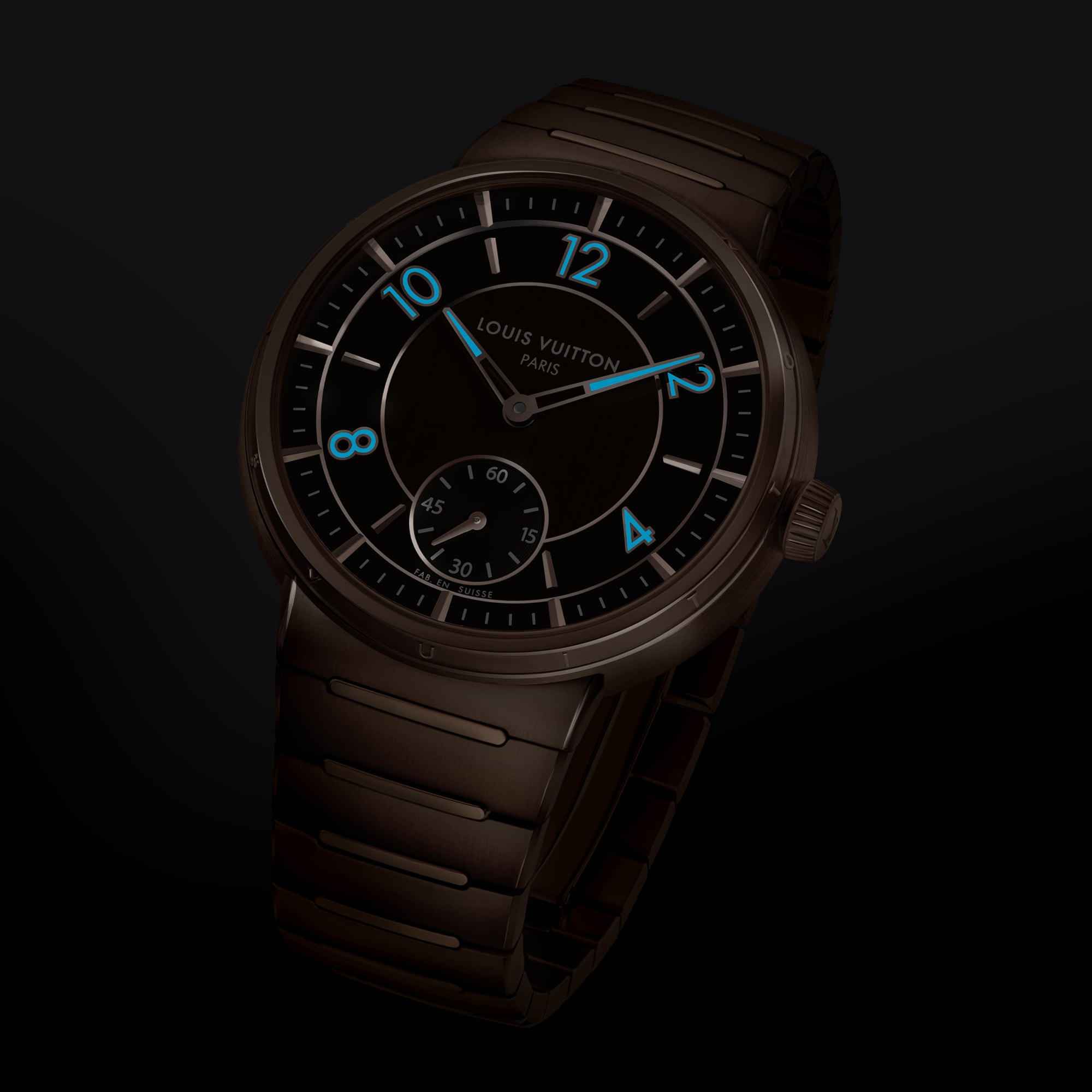  Todos los relojes } Reloj Tambour, automático, 40 mm, oro rosa | Louis Vuitton ® (Ampliar producto)