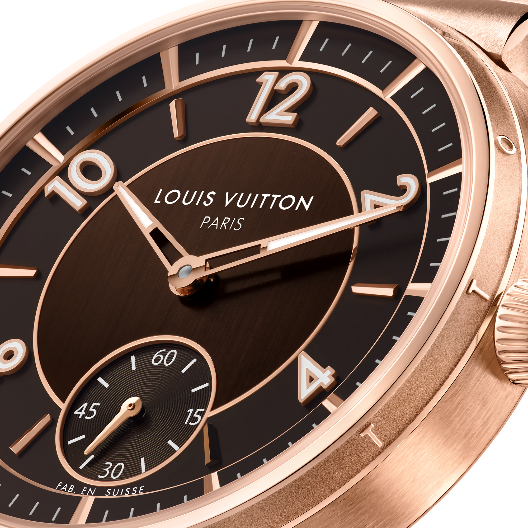  Todos los relojes } Reloj Tambour, automático, 40 mm, oro rosa | Louis Vuitton ® (Ampliar producto)