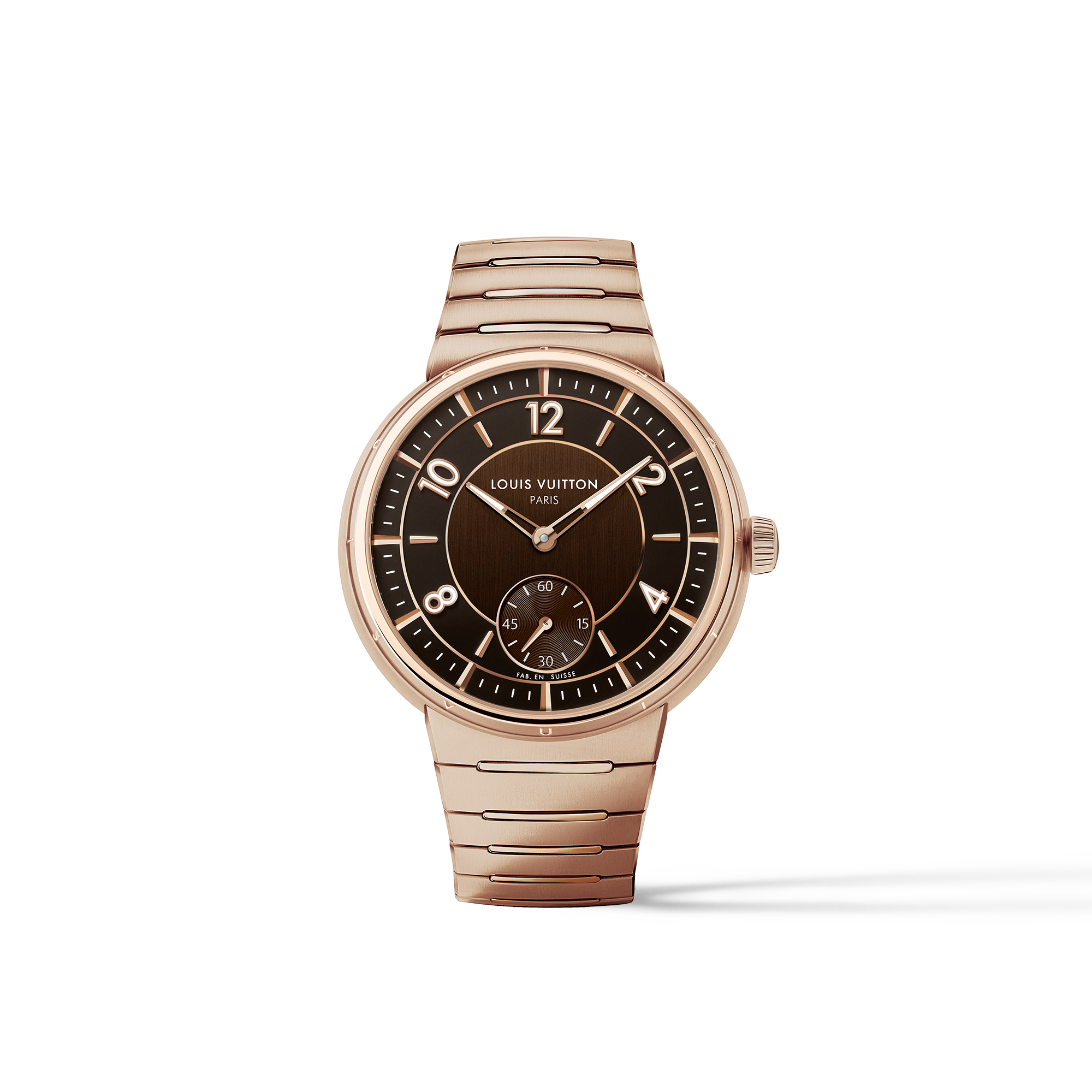  Todos los relojes } Reloj Tambour, automático, 40 mm, oro rosa | Louis Vuitton ® (Ampliar producto)