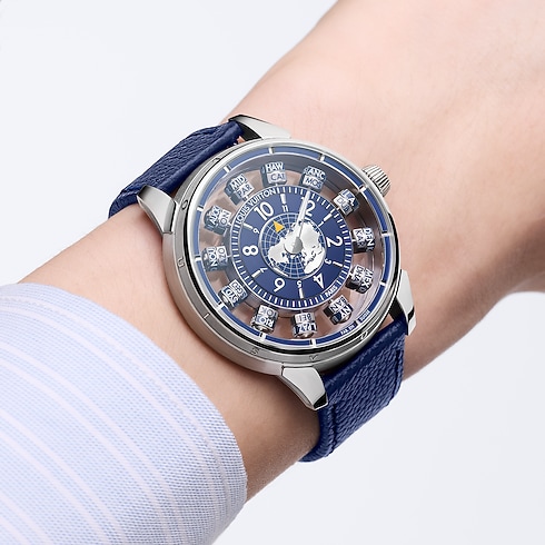 Todos los Relojes } Reloj Tambour Spin Time Air Antipode, automático de 42.5 mm en oro blanco | Louis Vuitton ® (Ampliar producto)