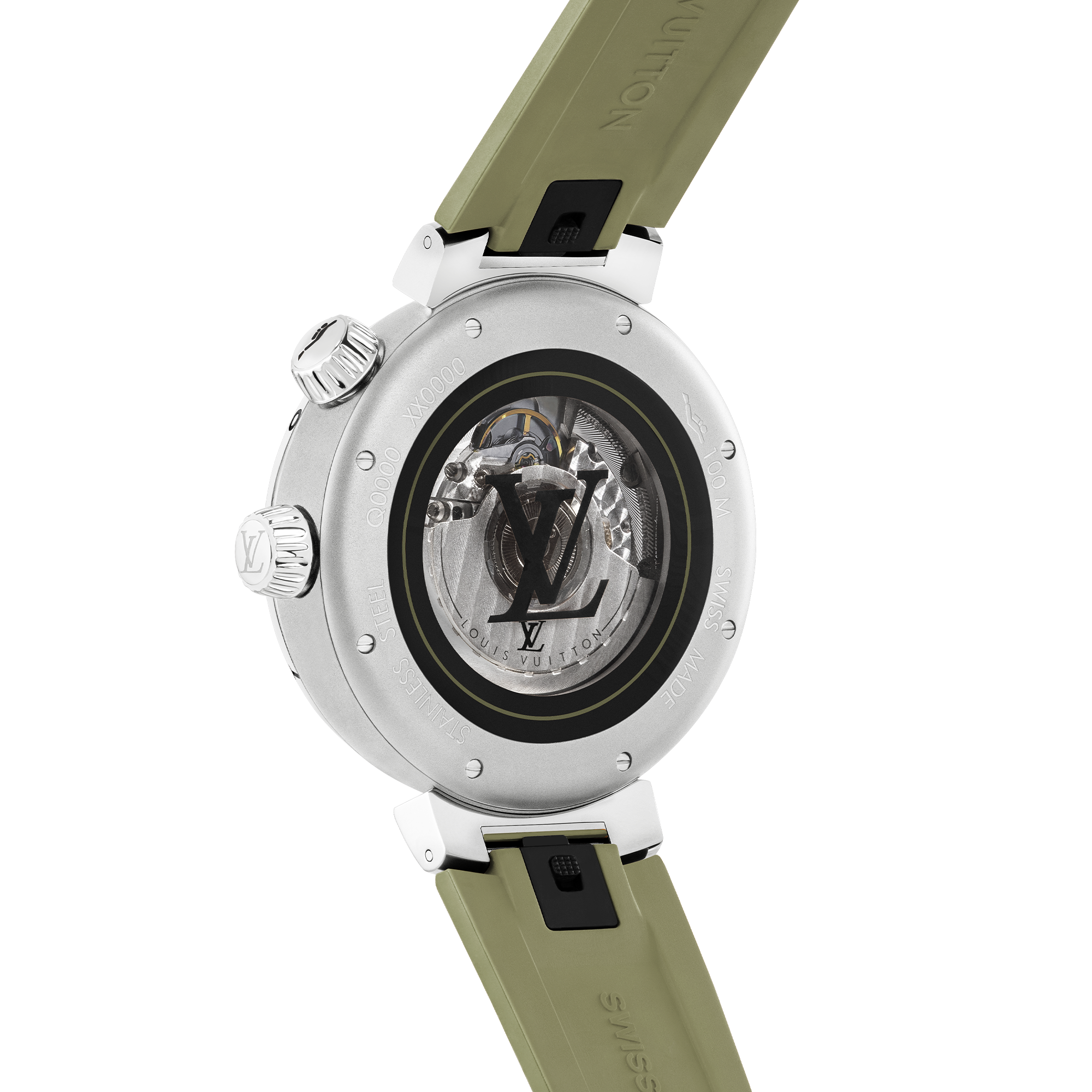  Todos los relojes } Reloj Tambour Street Diver, automático, 44 mm, acero | Louis Vuitton ® (Ampliar producto)