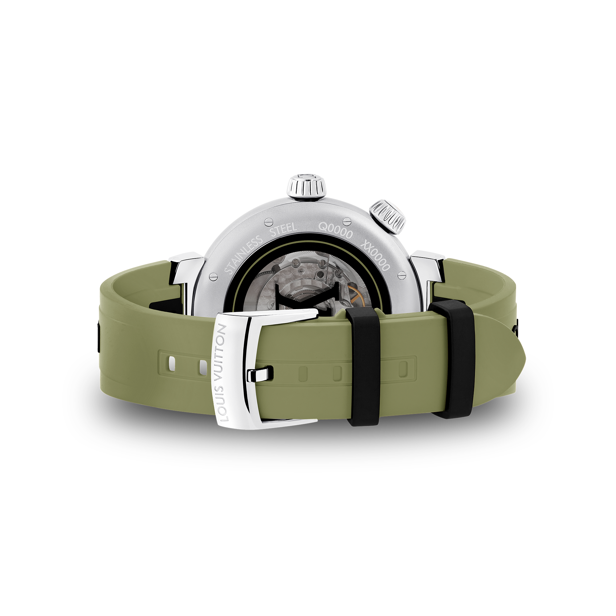  Todos los relojes } Reloj Tambour Street Diver, automático, 44 mm, acero | Louis Vuitton ® (Ampliar producto)