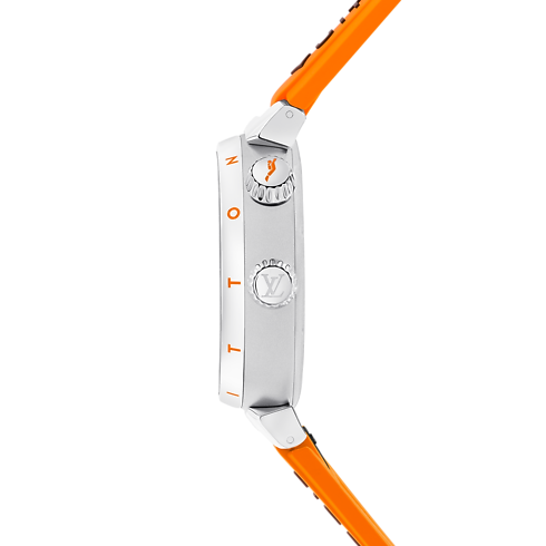 Todos los relojes } Reloj Tambour Street Diver, automático, 44 mm, en acero | Louis Vuitton ® (Ampliar producto)