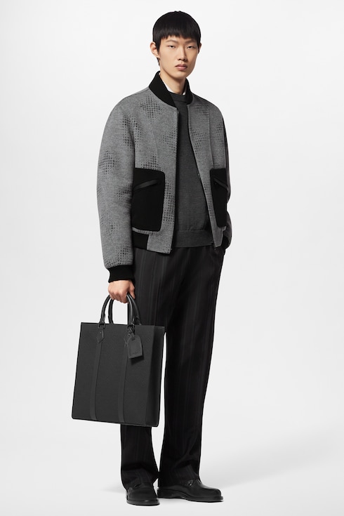 Discontinued Product Obs 12 Jaqueta Bomber em Mescla de Lã e Seda Dupla Face | Louis Vuitton ®