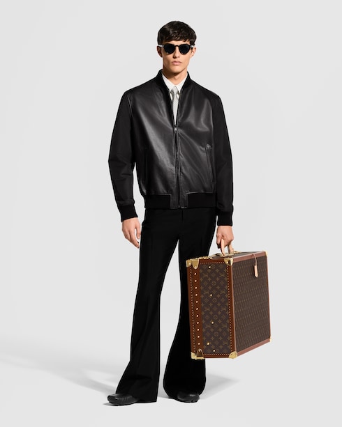 High-End Ready-to-Wear } Reversible Leather Nylon Jacket | Louis Vuitton ®