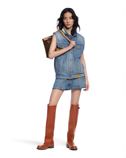Ready-to-Wear Casacos e Jaquetas Colete Jeans Reversível | Louis Vuitton ®
