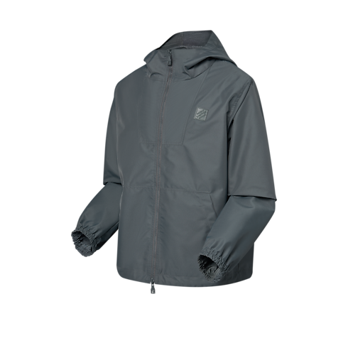 Ready to Wear Cazadoras y abrigos Rompevientos de nailon reversible con motivo Damier en Jacquard | Louis Vuitton ® (Ampliar producto)