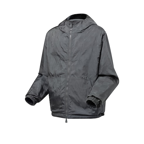 Ready to Wear Cazadoras y abrigos Rompevientos de nailon reversible con motivo Damier en Jacquard | Louis Vuitton ® (Ampliar producto)