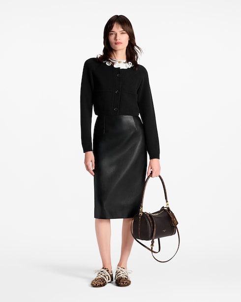 Ready-to-Wear Knitwear Ruffle Collar Cardigan | Louis Vuitton ®