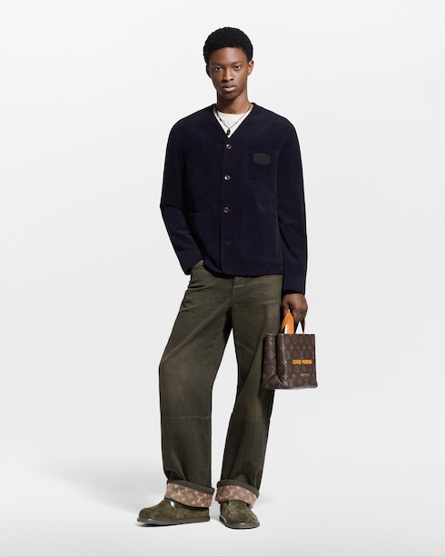 Ready-to-Wear All Ready-to-Wear Corduroy Collarless Jacket | Louis Vuitton ®