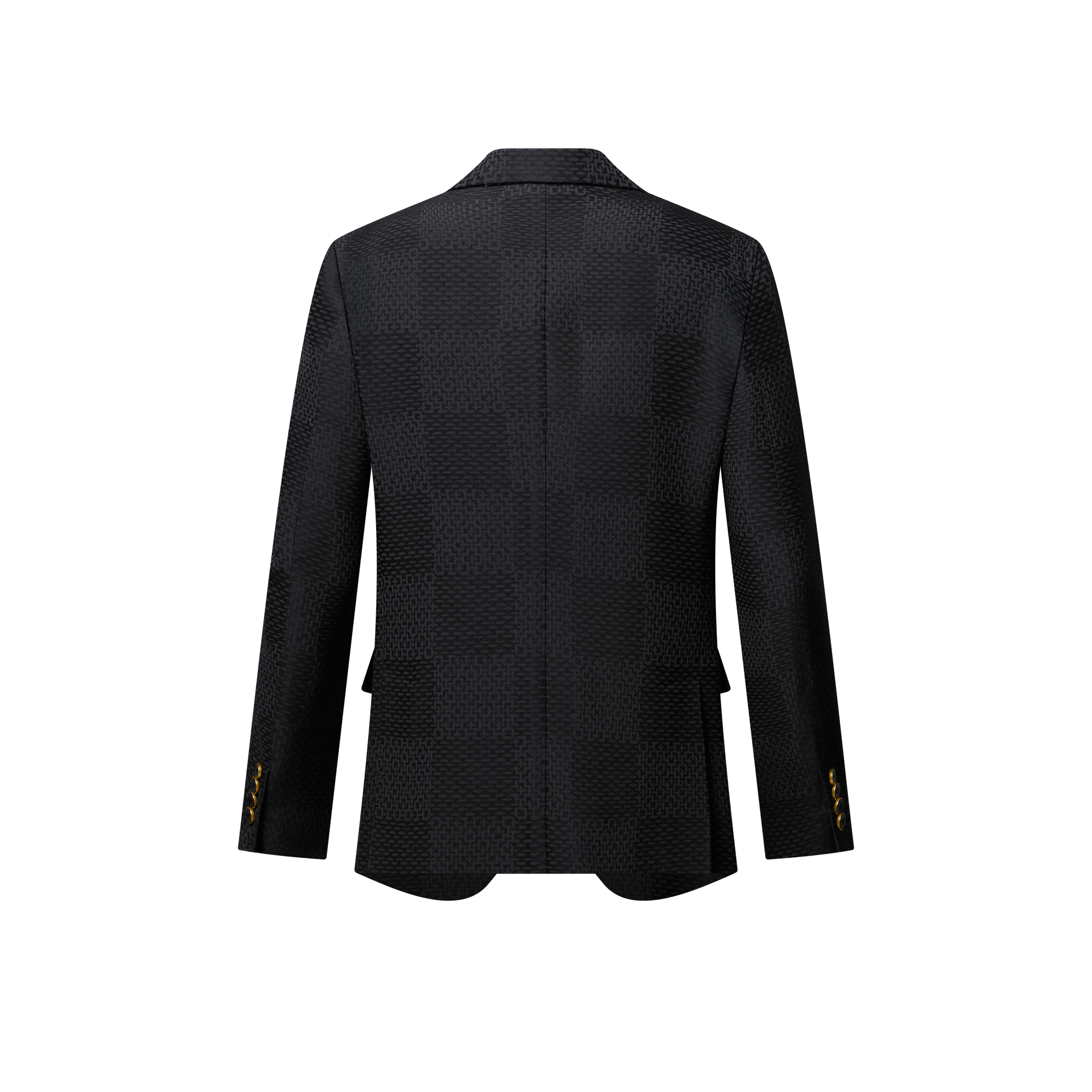  Ready to Wear Blazers y chaquetas Saco napolitano en mezcla de seda y lana Jacquard Damier | Louis Vuitton ® (Ampliar producto)