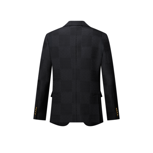 Ready to Wear Blazers y chaquetas Saco napolitano en mezcla de seda y lana Jacquard Damier | Louis Vuitton ® (Ampliar producto)