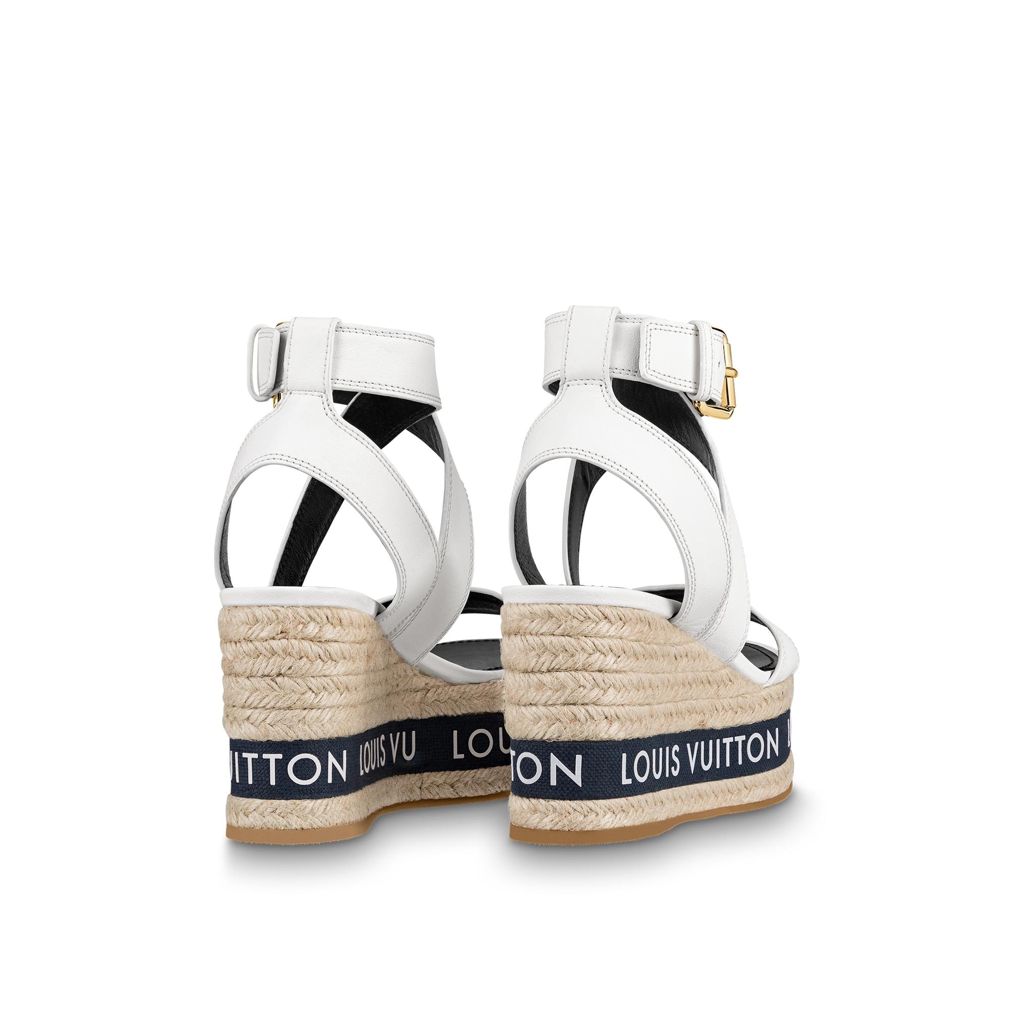  Discontinued Product Obs 4 Sandalia de cuña Boundary | Louis Vuitton ® (Ampliar producto)