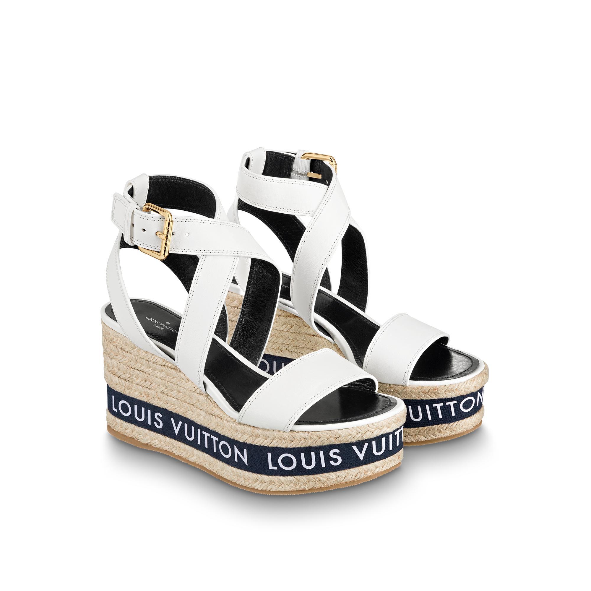  Discontinued Product Obs 4 Sandalia de cuña Boundary | Louis Vuitton ® (Ampliar producto)