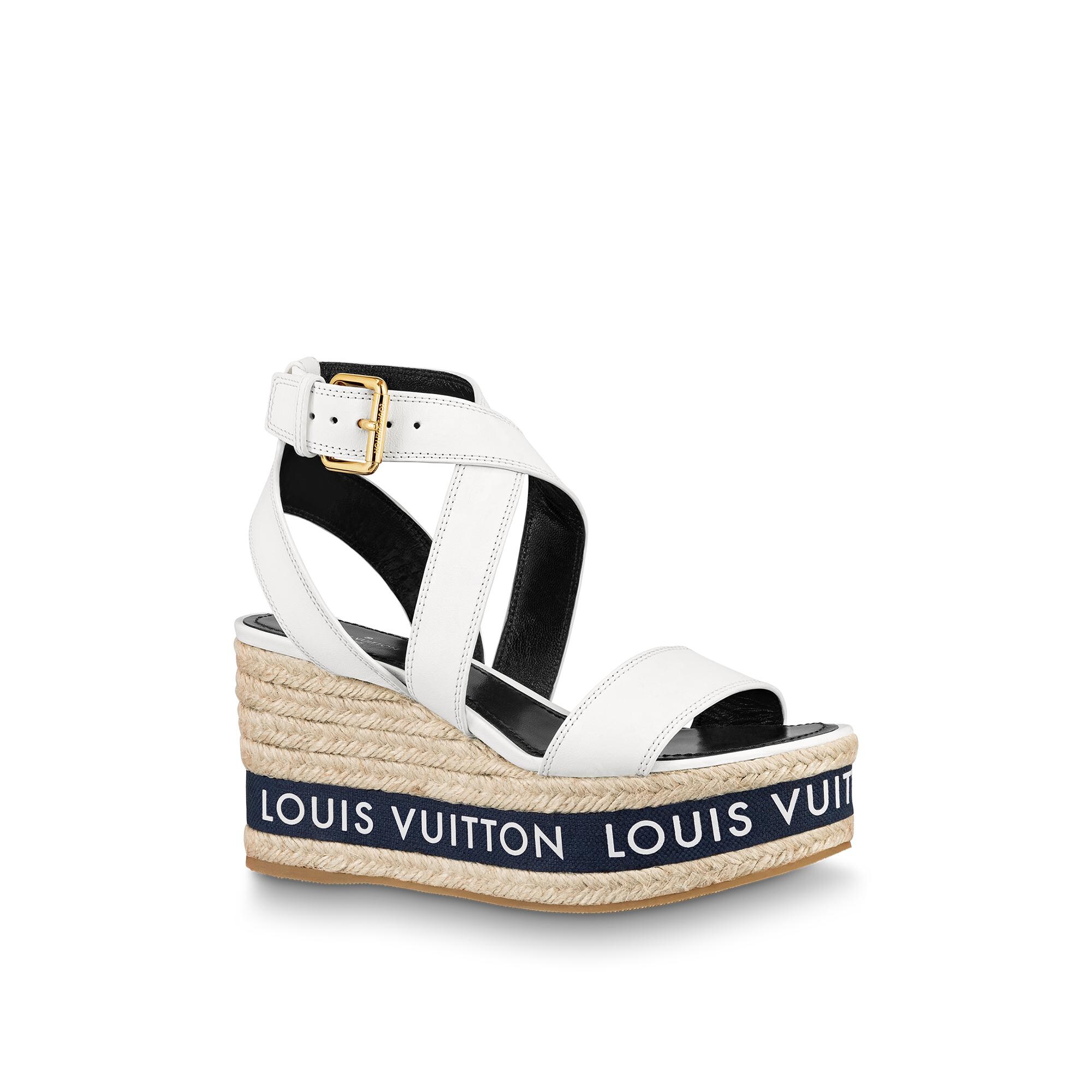  Discontinued Product Obs 4 Sandalia de cuña Boundary | Louis Vuitton ® (Ampliar producto)