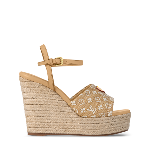 Zapatos Sandalias y Alpargatas Sandalia de cuña Helios | Louis Vuitton ® (Ampliar producto)