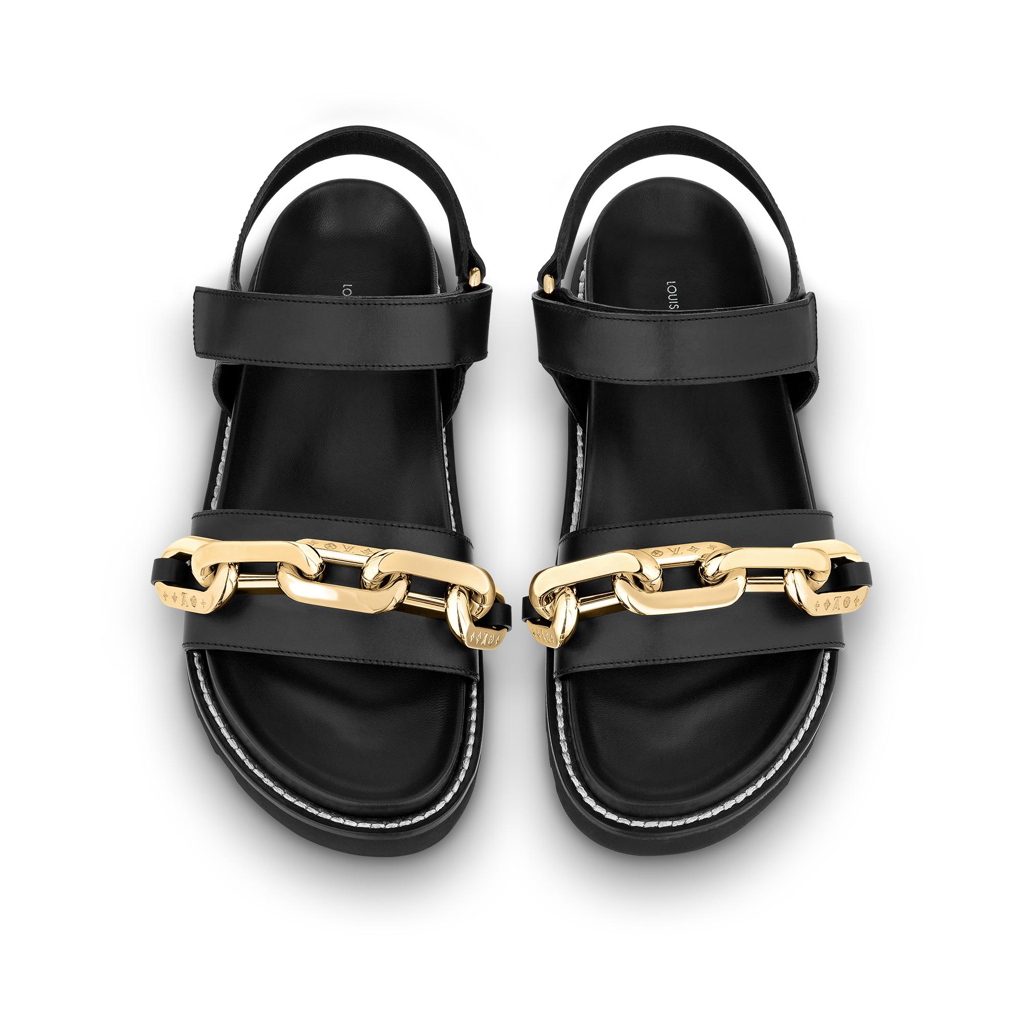  Zapatos Sandalias y Alpargatas Sandalia plana Paseo | Louis Vuitton ® (Ampliar producto)