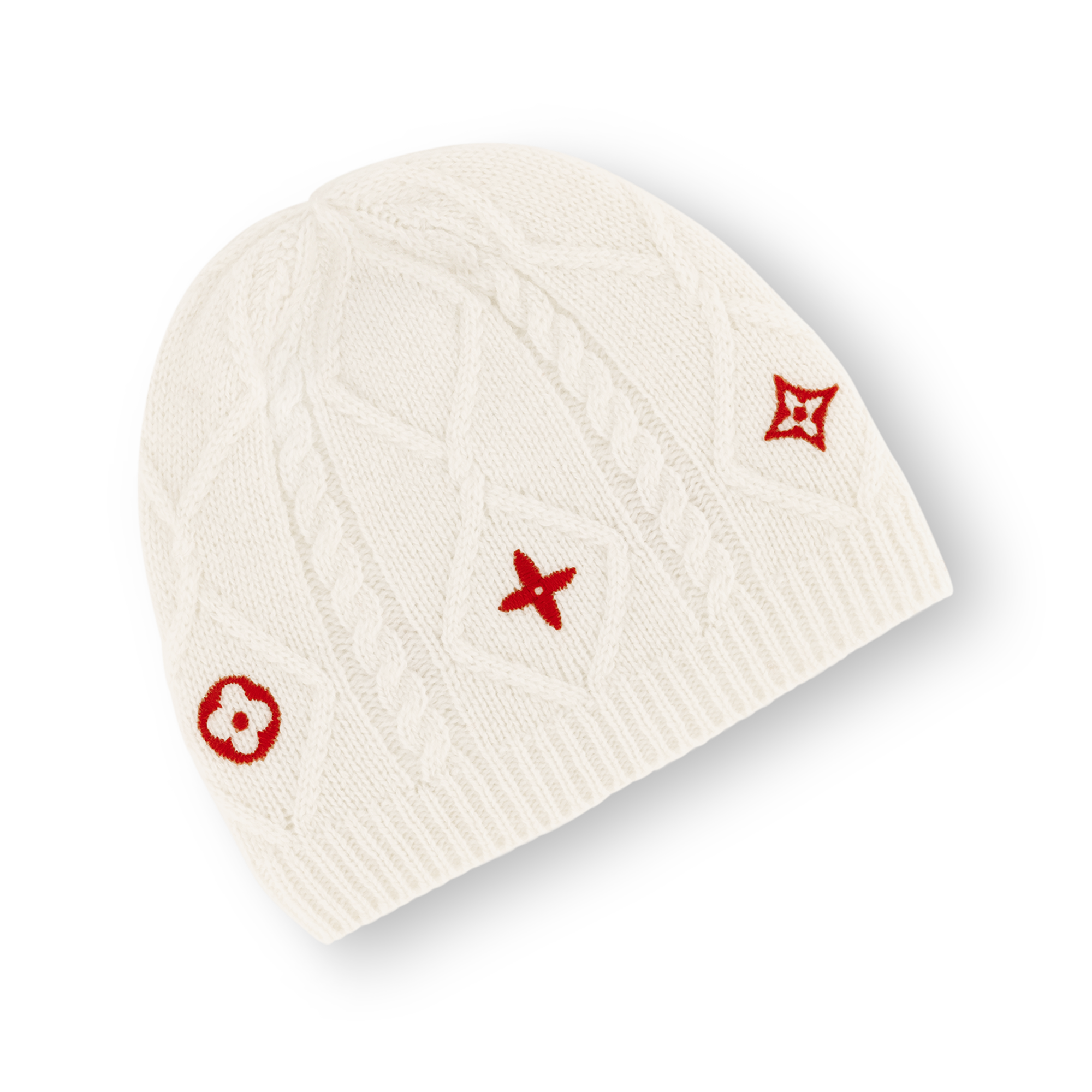 S00 Regalos para bebés } Set de gorro y mitones bordados | Louis Vuitton ® (Ampliar producto)