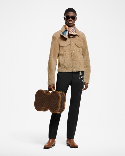 Ready-to-Wear Casacos e Agasalhos Jaqueta Trucker em Shearling | Louis Vuitton ®