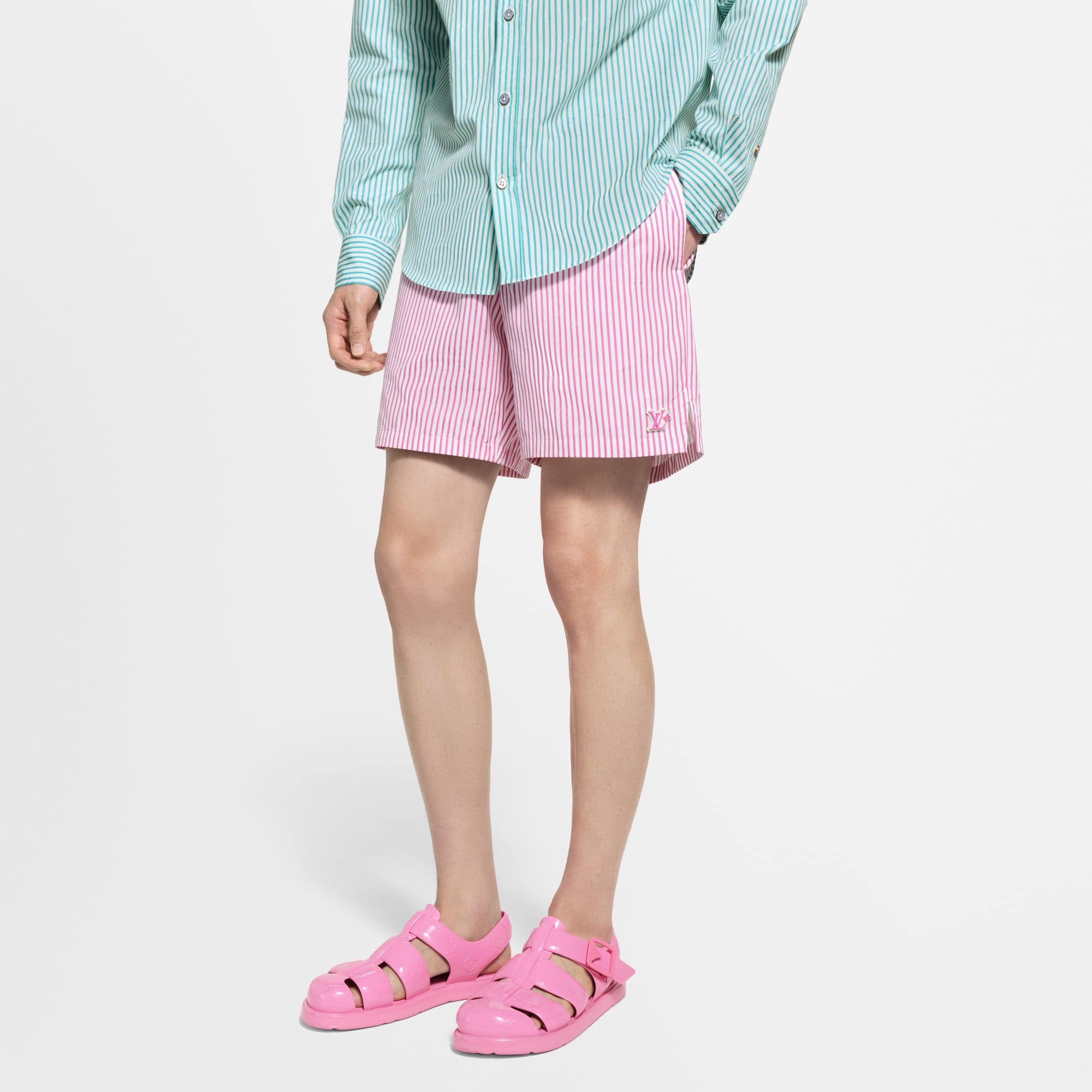  Ready to Wear Pantalones Shorts a rayas Monograma | Louis Vuitton ® (Ampliar producto)