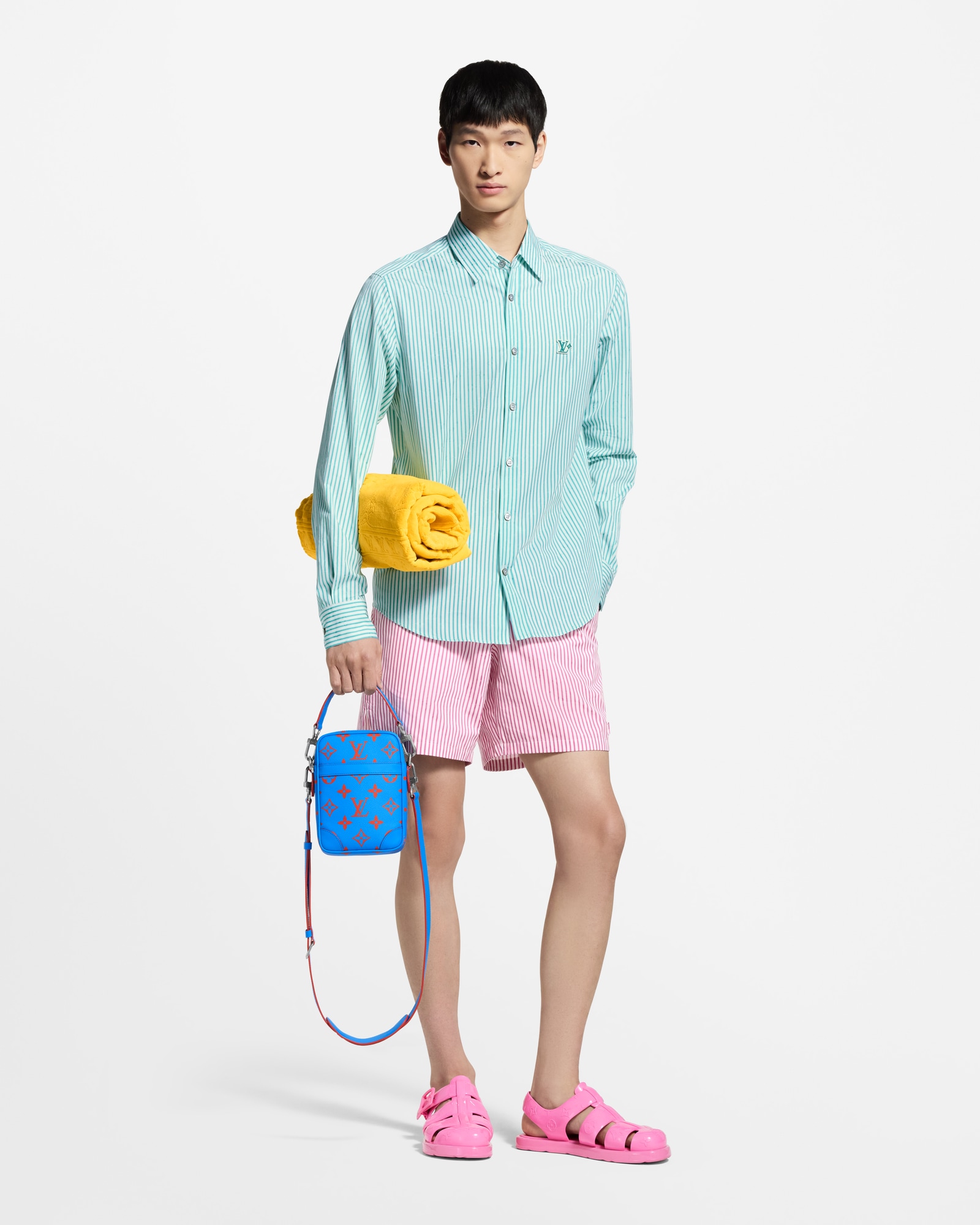 Ready to Wear Pantalones Shorts a rayas Monograma | Louis Vuitton ®