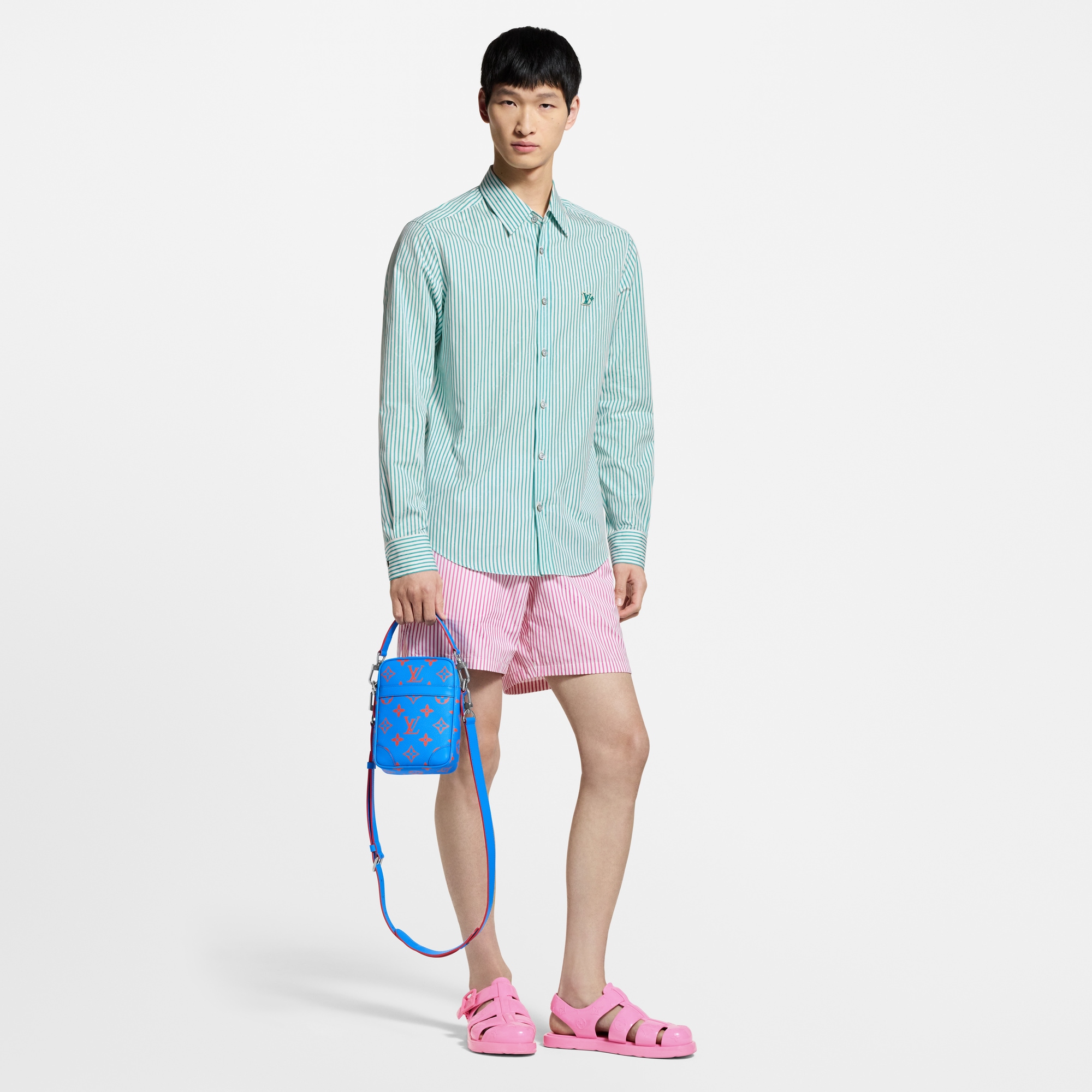  Ready to Wear Pantalones Shorts a rayas Monograma | Louis Vuitton ® (Ampliar producto)