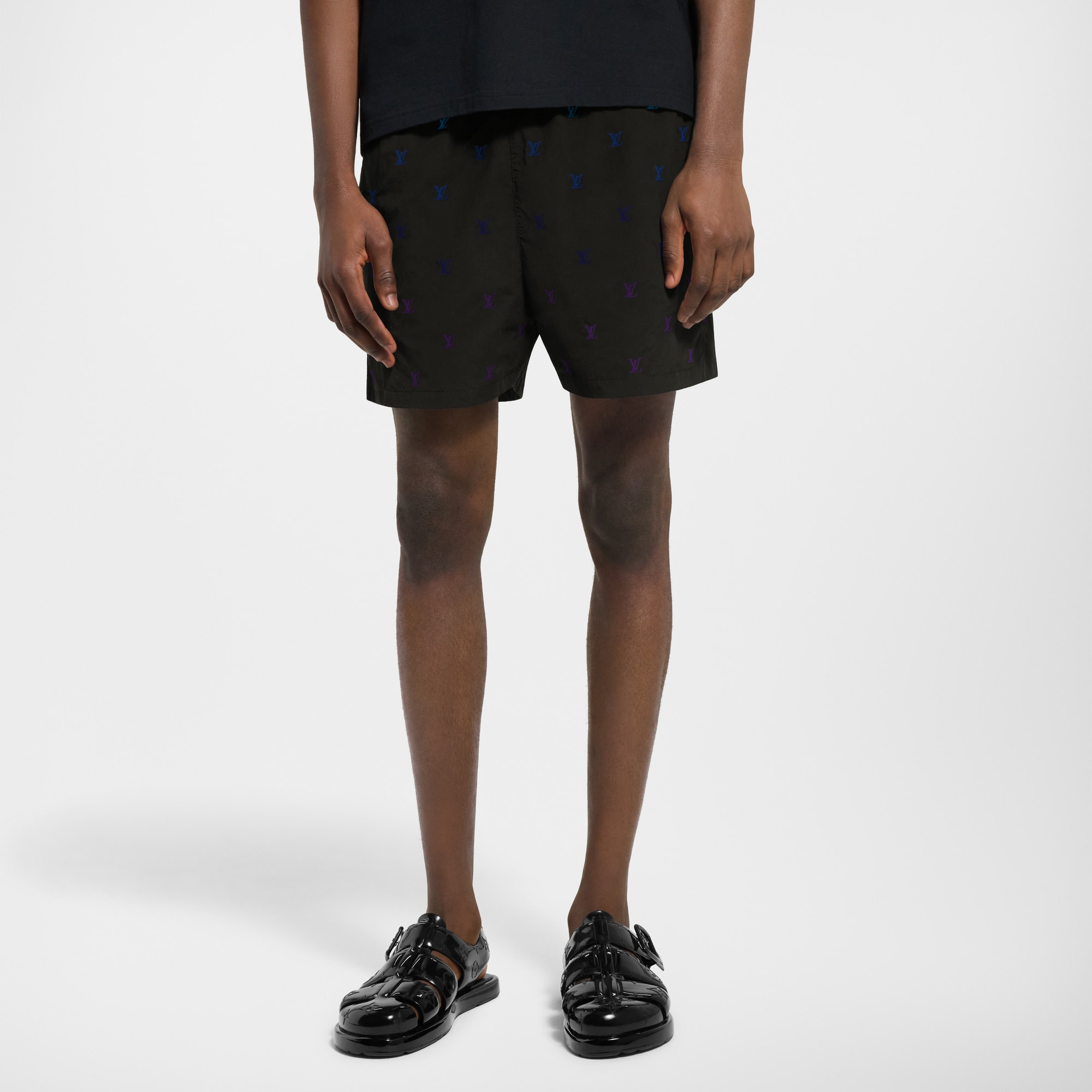 Ready to Wear Trajes de baño Shorts de baño bordados LV Blason | Louis Vuitton ® (Ampliar producto)
