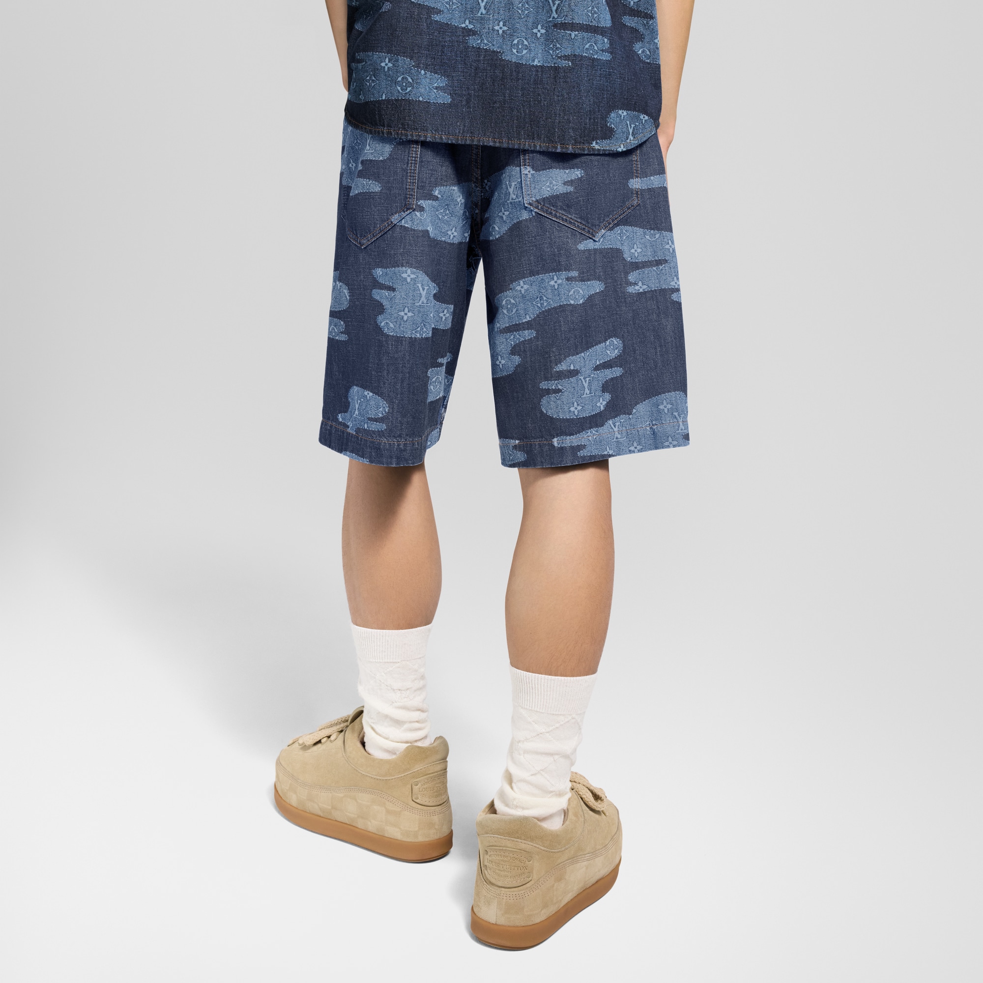  Ready to Wear Mezclilla Shorts de cambray Monograma | Louis Vuitton ® (Ampliar producto)