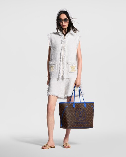 Prêt-à-Porter Jupes et Shorts Fringe Hem Toweling Shorts | Louis Vuitton ®