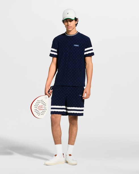 Prêt-à-Porter Pantalons Short tennis en éponge Damier | Louis Vuitton ®