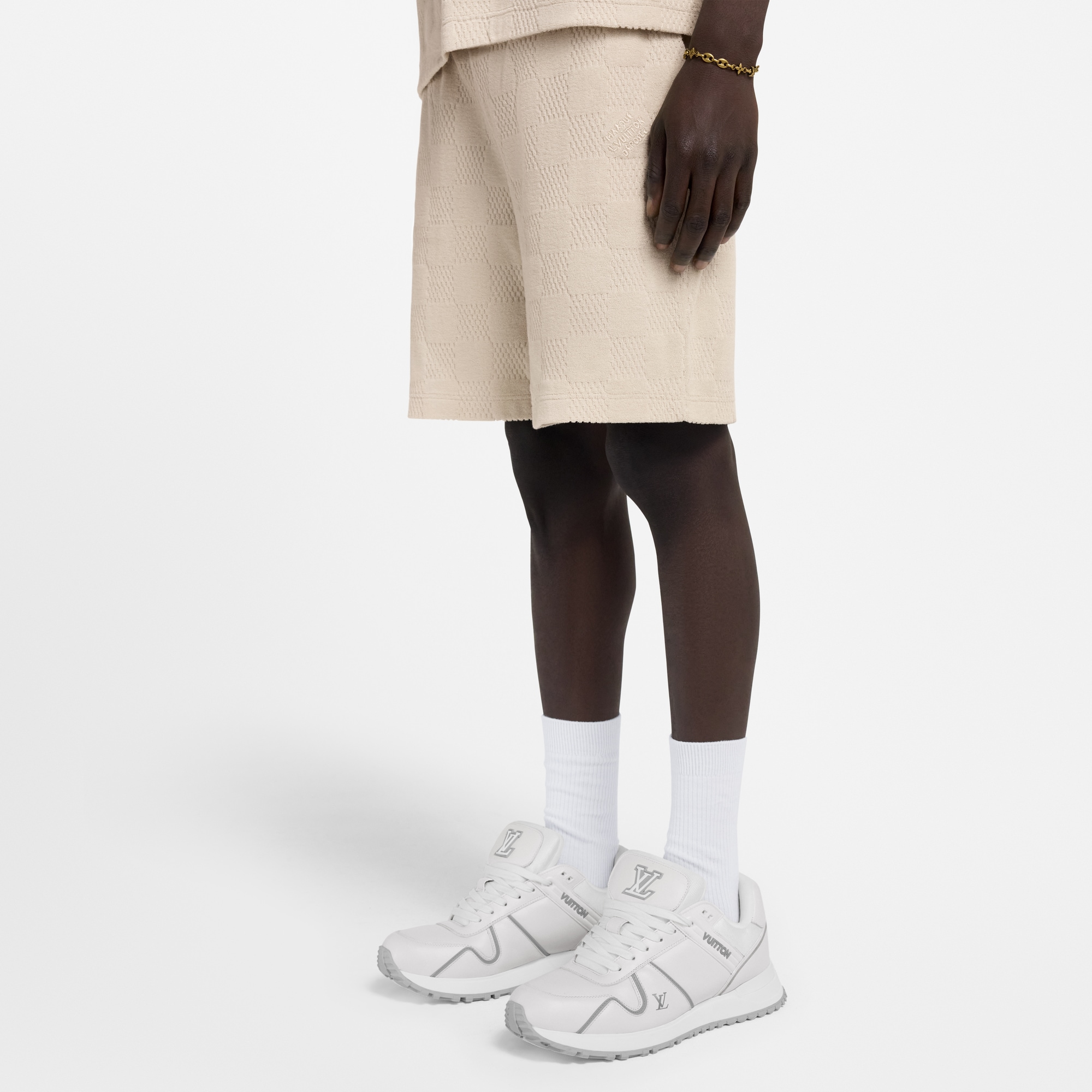  Ready to Wear Todo el Ready-To-Wear Shorts de felpa francesa Damier | Louis Vuitton ® (Ampliar producto)