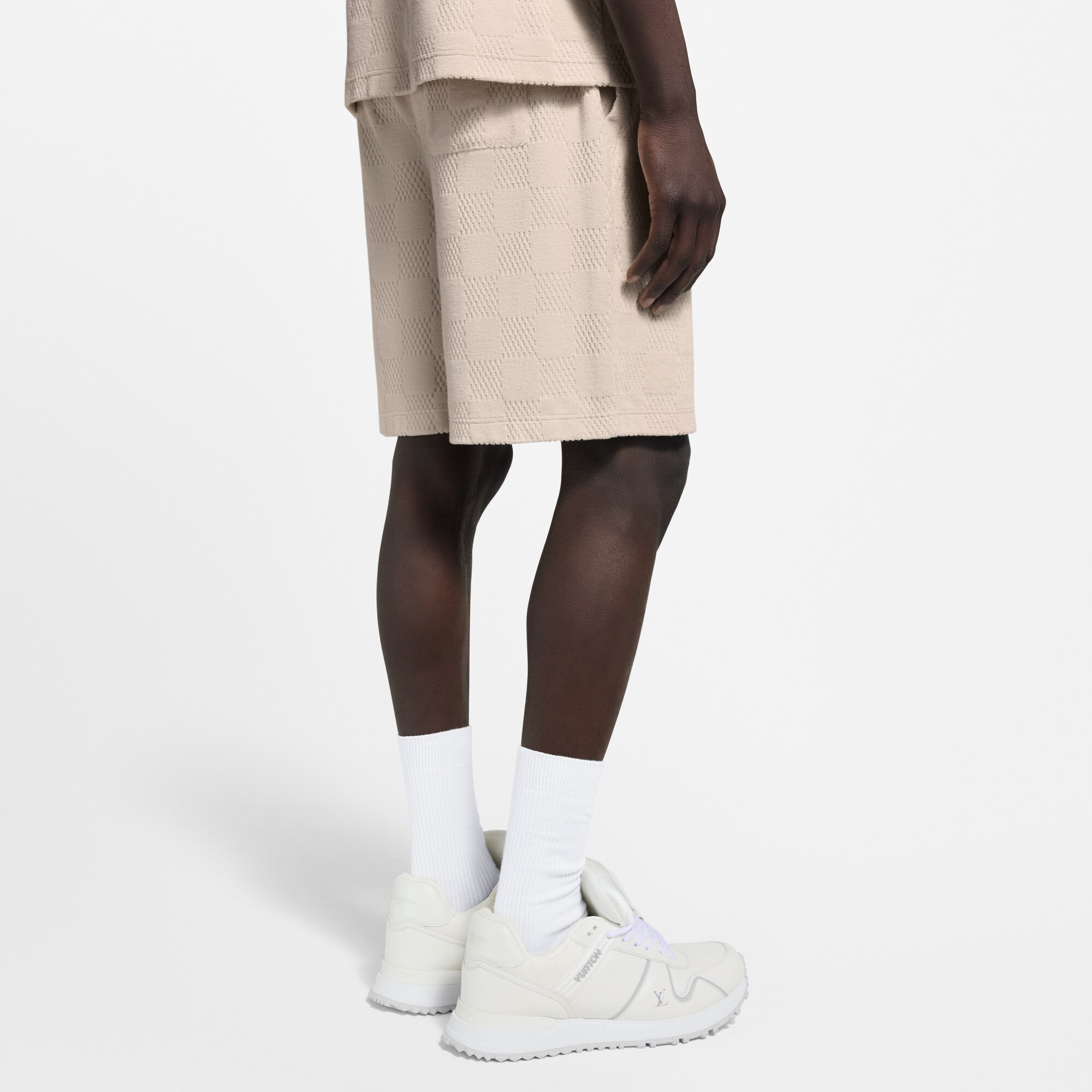  Ready to Wear Todo el Ready-To-Wear Shorts de felpa francesa Damier | Louis Vuitton ® (Ampliar producto)