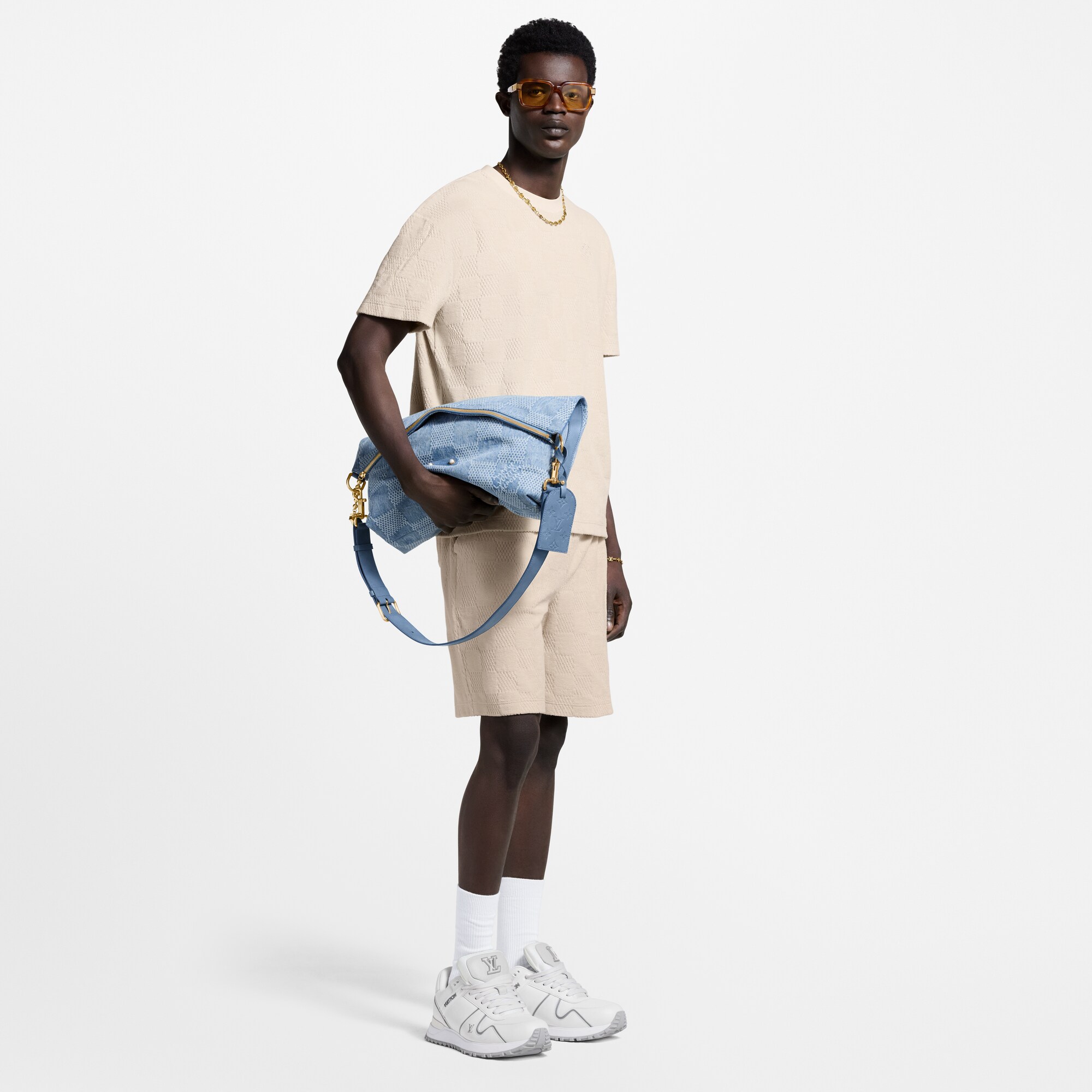  Ready to Wear Todo el Ready-To-Wear Shorts de felpa francesa Damier | Louis Vuitton ® (Ampliar producto)