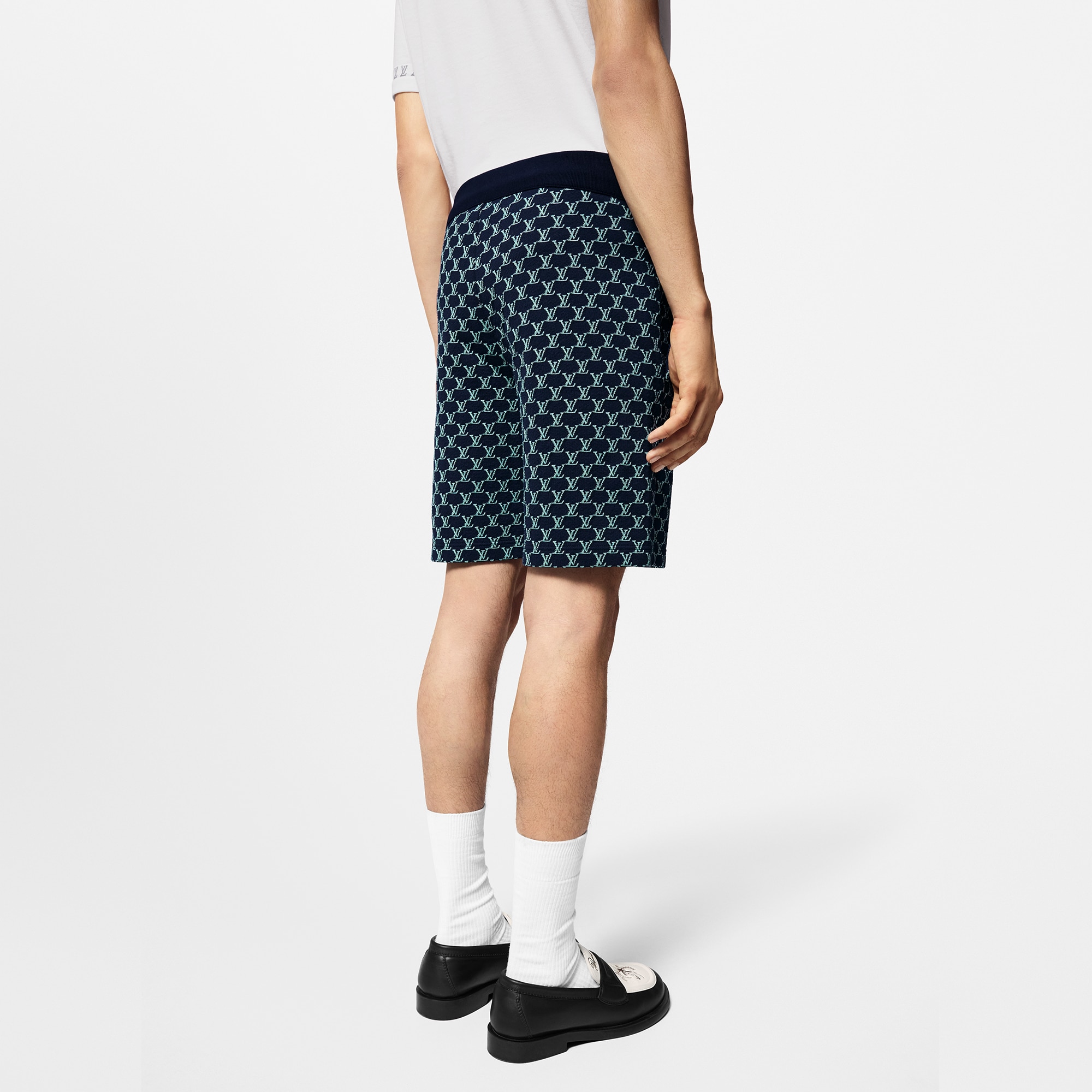  Ready to Wear Todo el Ready-To-Wear Shorts de punto de algodón de doble vista | Louis Vuitton ® (Ampliar producto)