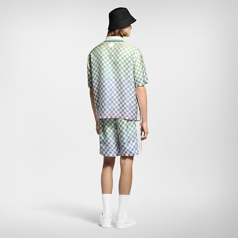 Ready to Wear Pantalones Shorts de seda Damier estampados | Louis Vuitton ® (Ampliar producto)
