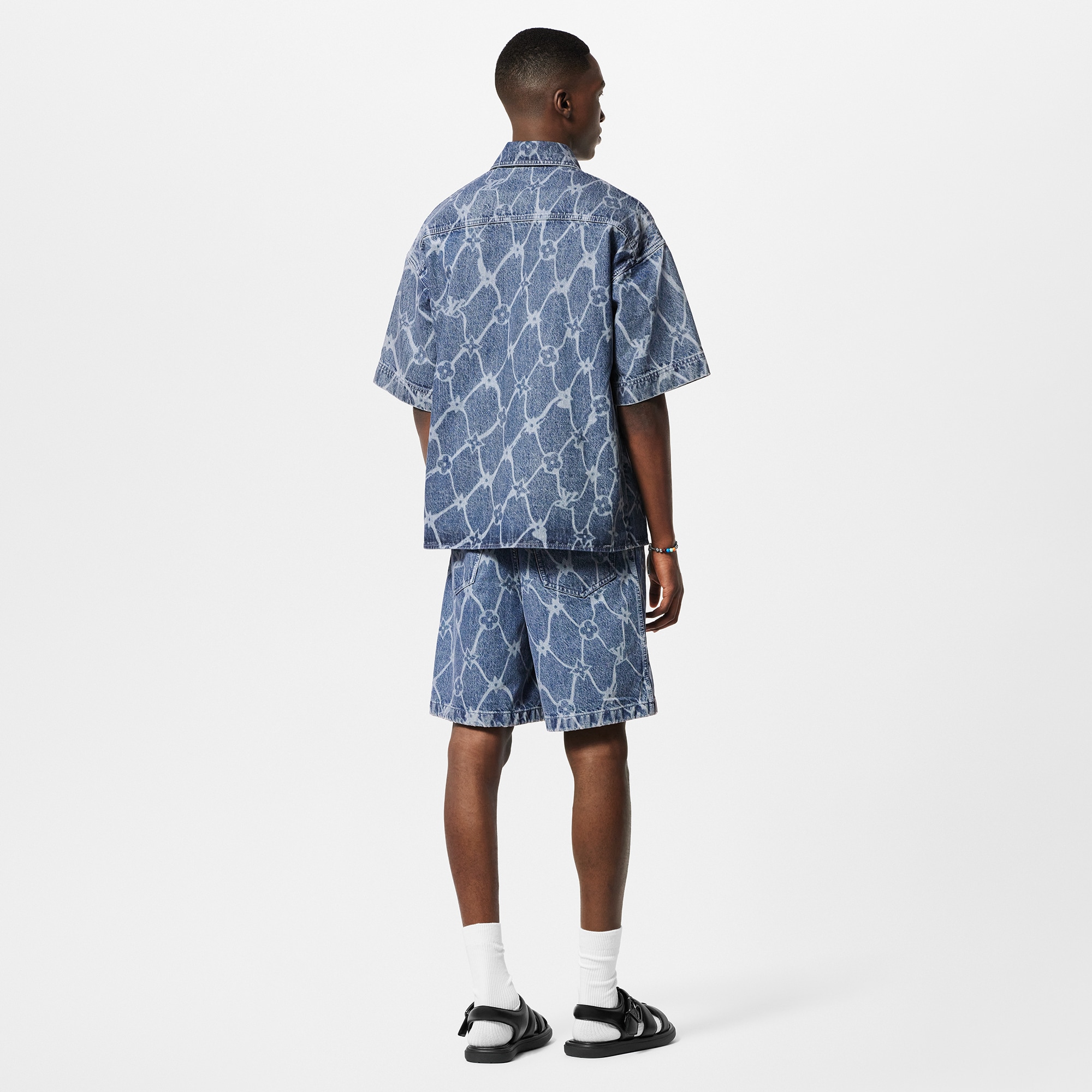  Ready to Wear Mezclilla Shorts denim con estampado Monograma | Louis Vuitton ® (Ampliar producto)
