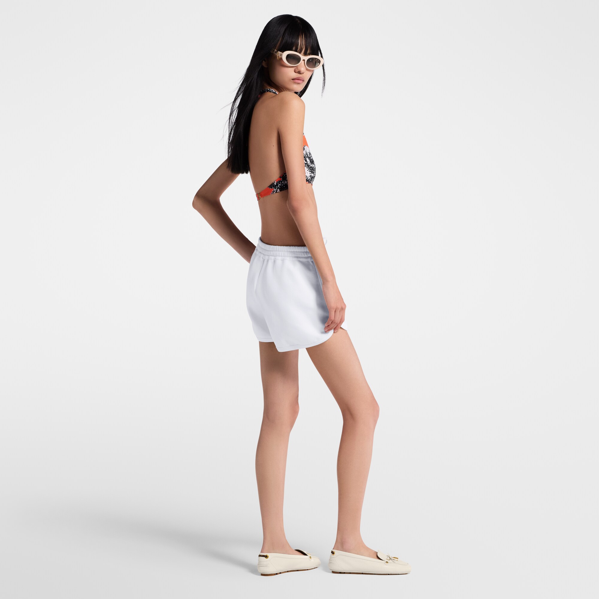  Ready to Wear Faldas y shorts Shorts deportivos con detalle en piel | Louis Vuitton ® (Ampliar producto)