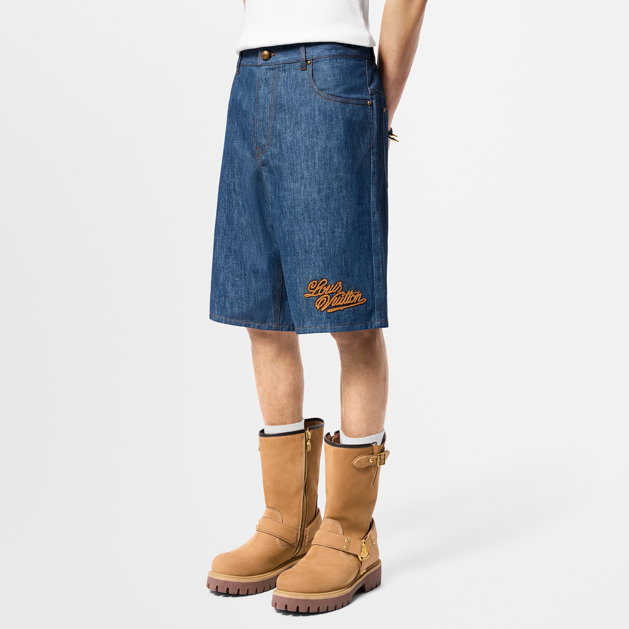 Ready to Wear Todo el Ready-To-Wear Shorts en cambray de algodón | Louis Vuitton ® (Ampliar producto)