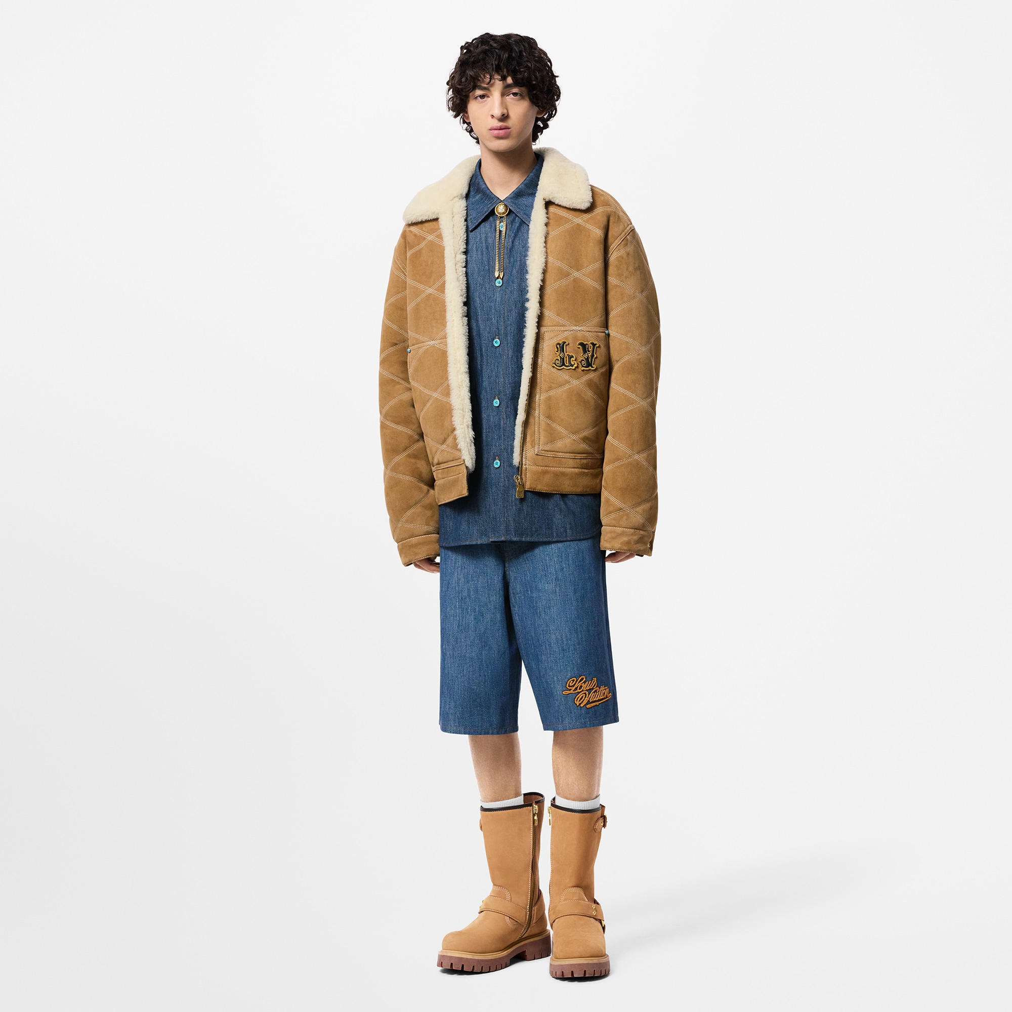  Ready to Wear Todo el Ready-To-Wear Shorts en cambray de algodón | Louis Vuitton ® (Ampliar producto)