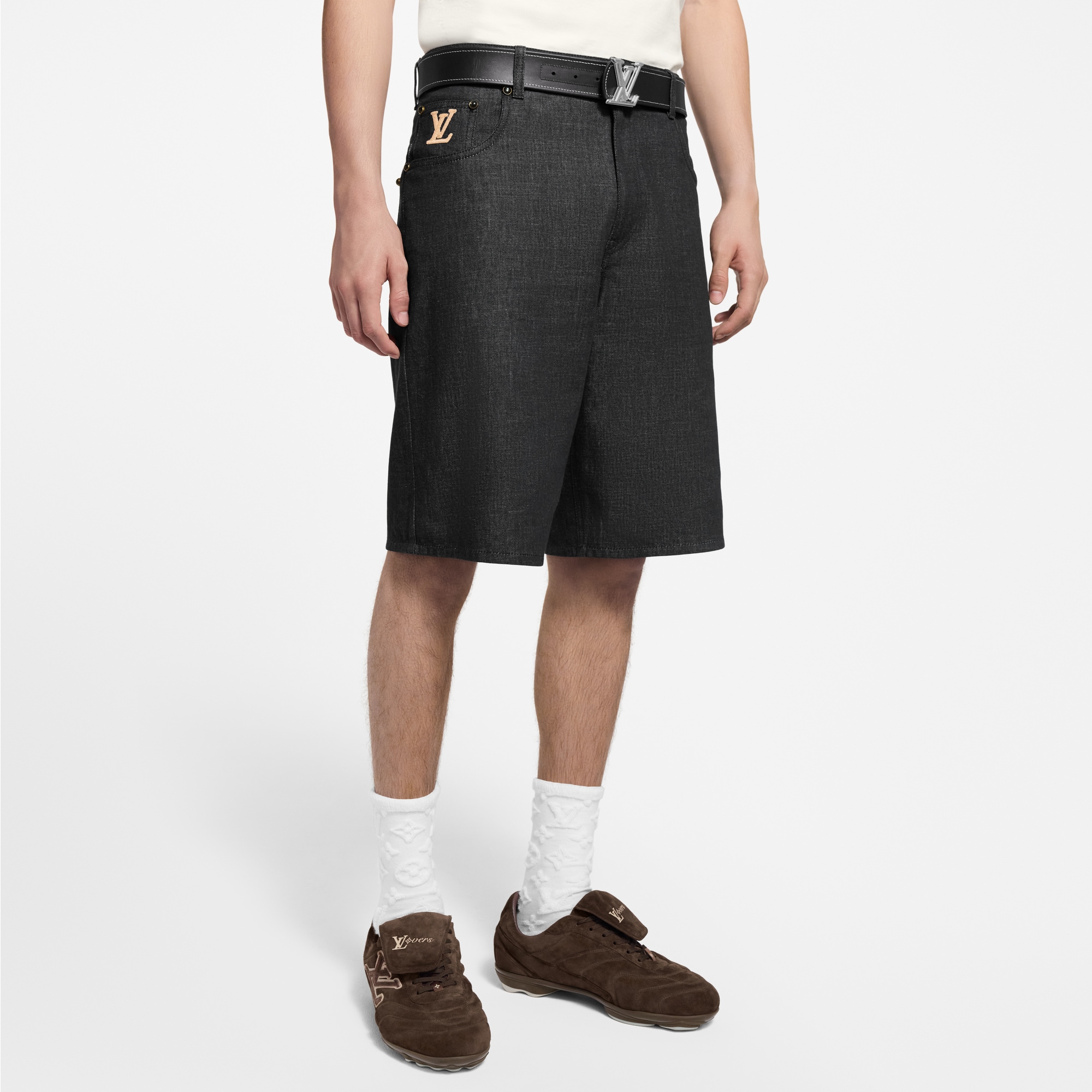  Ready to Wear Mezclilla Shorts en chambray de algodón | Louis Vuitton ® (Ampliar producto)